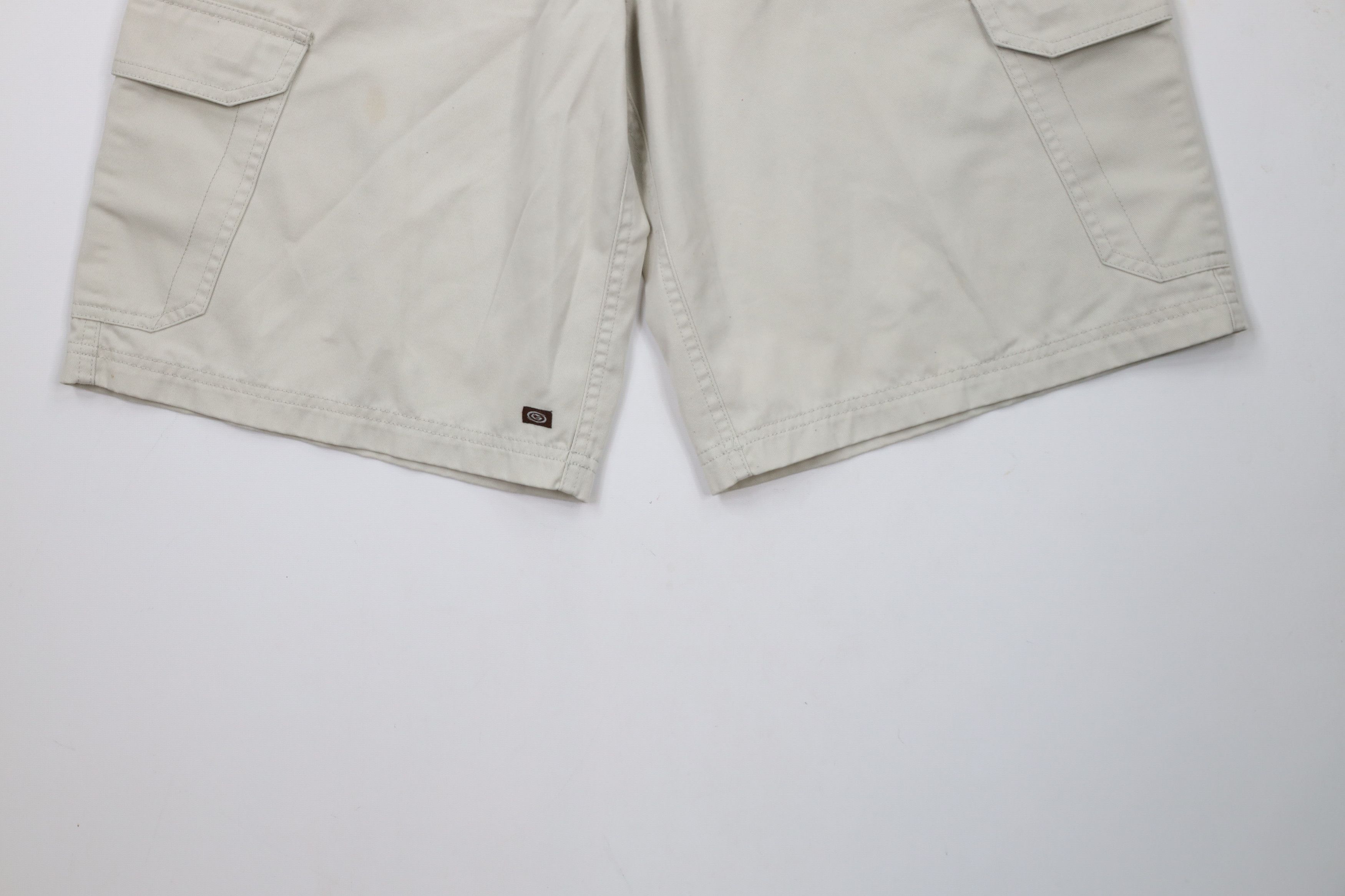 Gotcha × Vintage Vintage 90s Y2K Gotcha Surfing Baggy Fit Cargo Shorts Beige Size US 34 / EU 50 - 4 Thumbnail