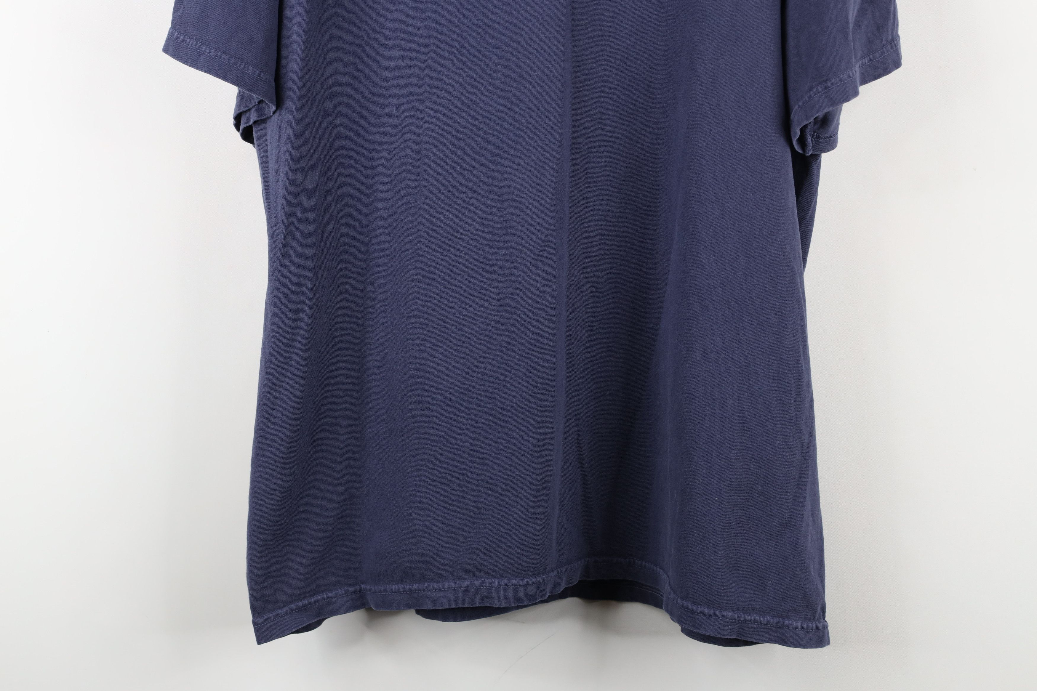 Vintage Vintage 90s Streetwear Heavyweight Blank Garment Dye T-Shirt Size L / US 10 / IT 46 - 3 Thumbnail