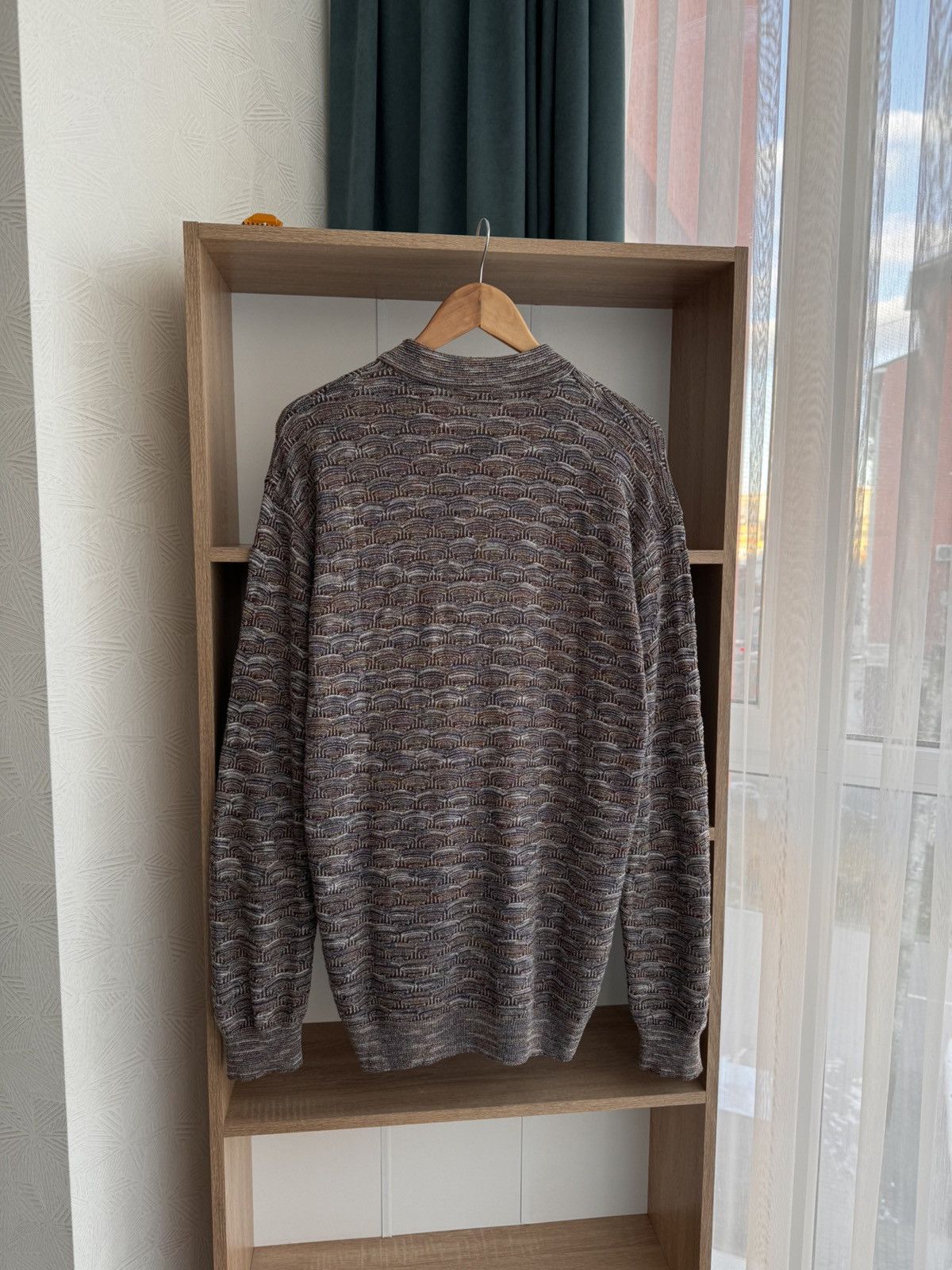 Missoni × Vintage Vintage Example by Missoni Mosaic Pattern Luxury Sweatshirt Size US XL / EU 56 / 4 - 6 Thumbnail