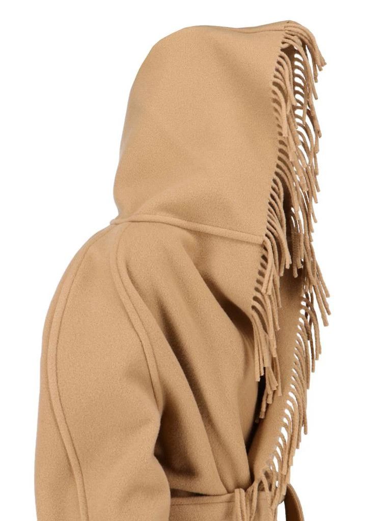 Balenciaga o1bcso1str1225 Fringe Jacket in Beige Size XS / US 0-2 / IT 36-38 - 3 Thumbnail