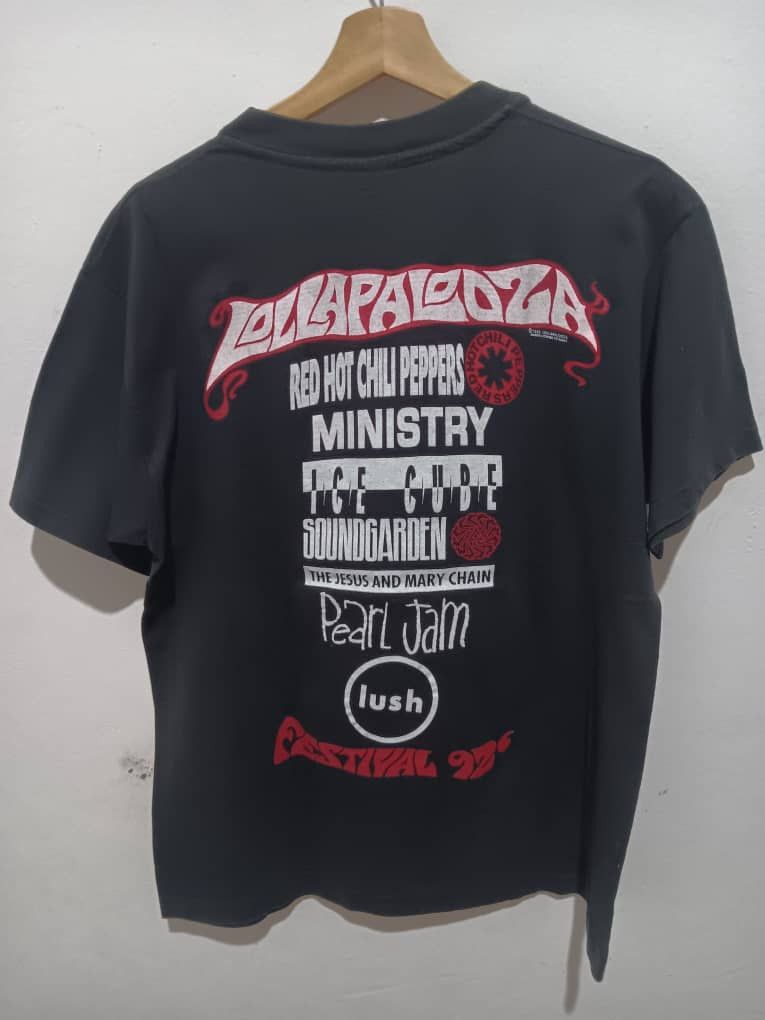 Band Tees VINTAGE LOLLAPALOOZA 1992 CONCERT FESTIVAL T-SHIRT Size US L / EU 52-54 / 3 - 2 Thumbnail