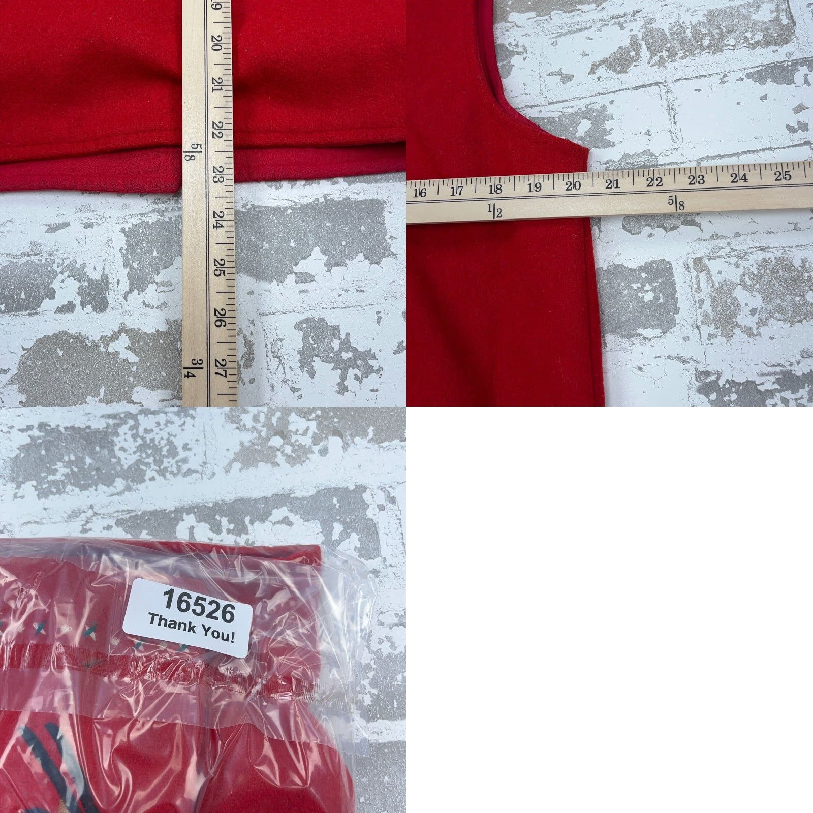 Vintage VINTAGE Christmas Vest Women Large Red Wool Acrylic Knit 90s Retro Cardigan Skiing Reindeer Logo Heavyweight Muscle Women Size L / US 10 / IT 46 - 8 Thumbnail