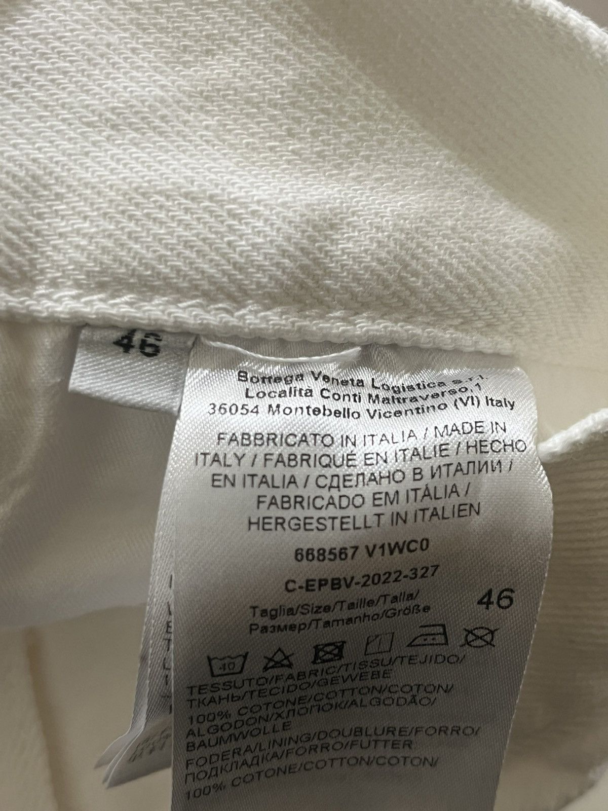 Bottega Veneta Bottega Veneta White Jean Sz 46 Size US 30 / EU 46 - 11 Thumbnail