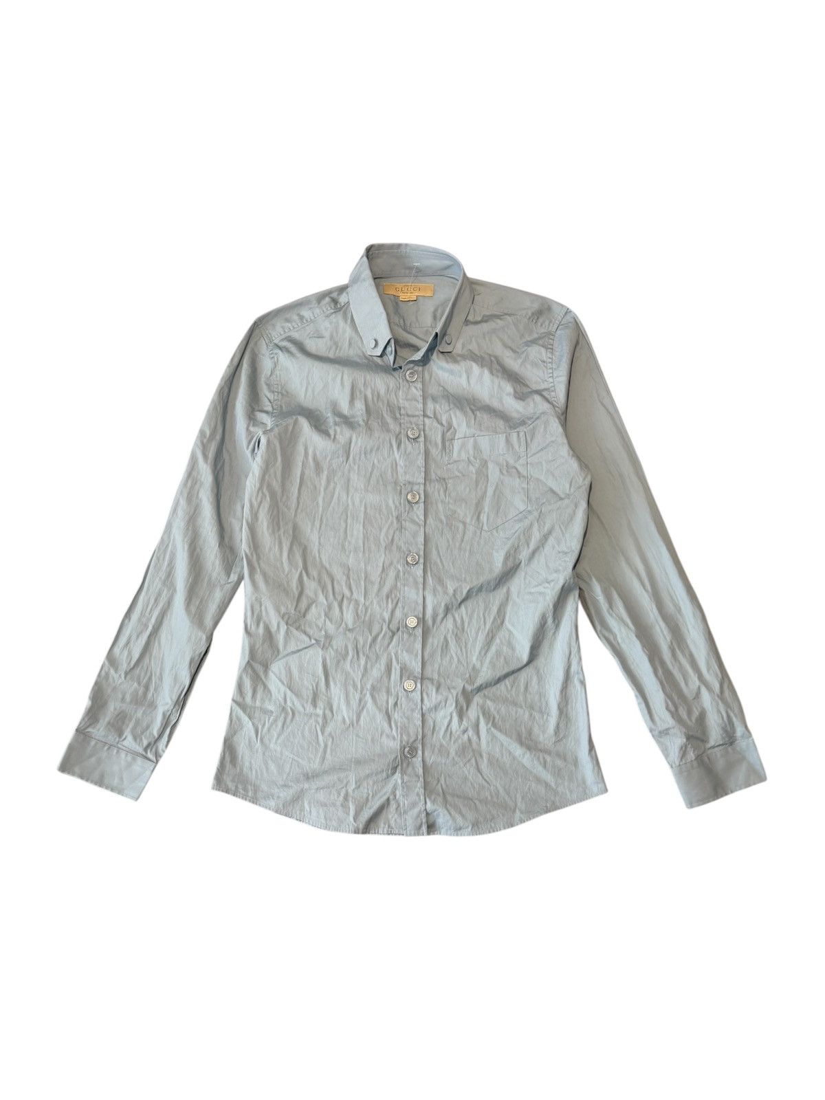 Gucci Gucci Uniform Button Shirt Size US M / EU 48-50 / 2 - 1 Thumbnail