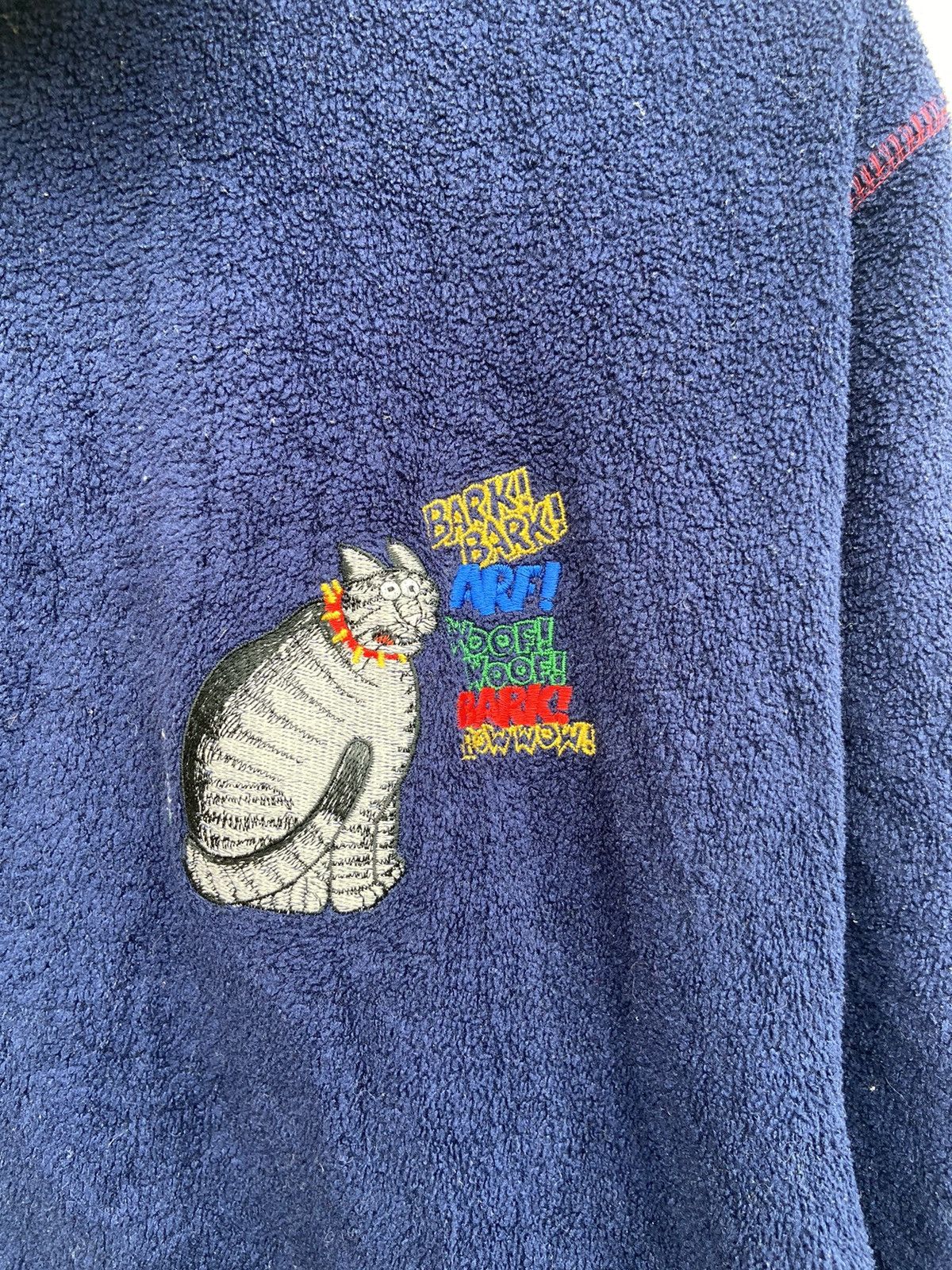 American Apparel 🔥 Vintage 90s Vintage Bkliban sweater zipper fleece Size US L / EU 52-54 / 3 - 3 Thumbnail