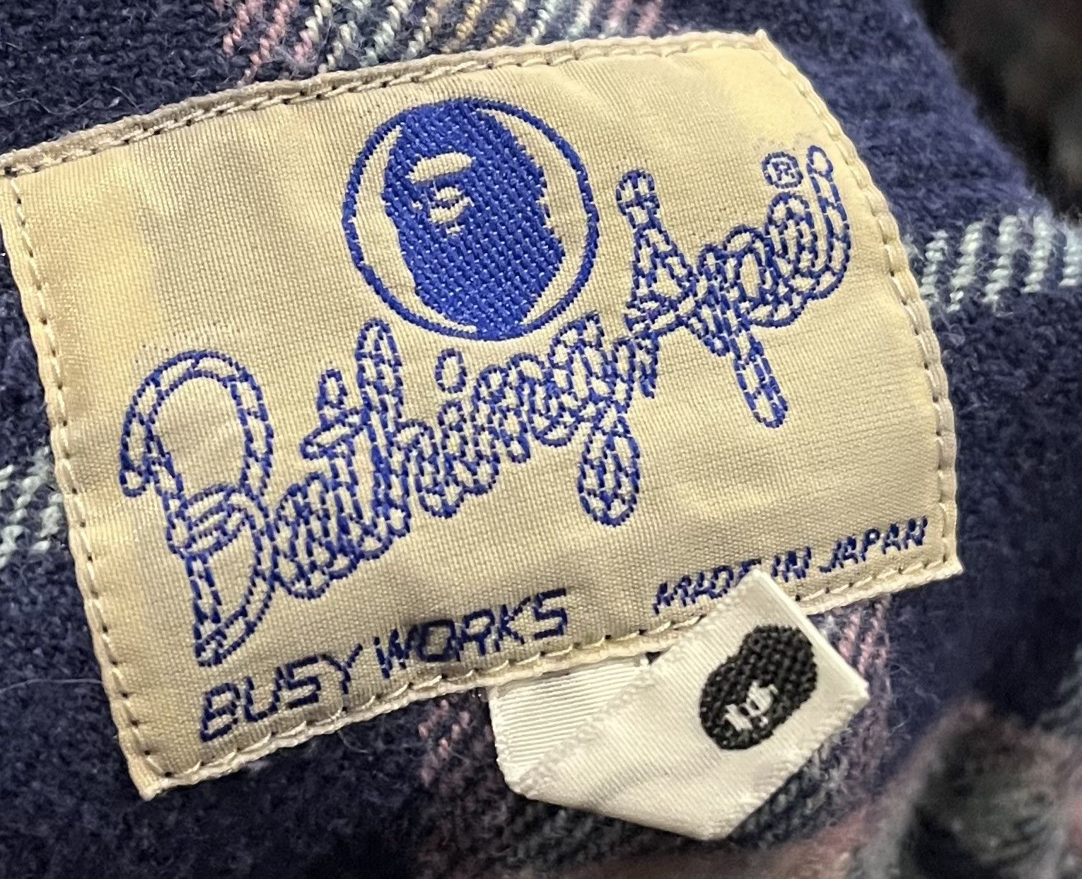 Bape Bape long sleeve flannel button up shirt Size US S / EU 44-46 / 1 - 3 Thumbnail