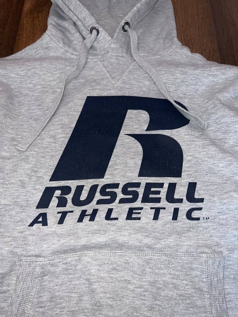 Russell Athletic × Vintage 90s Russell Athletic Boxy Fit Blank Hoodie BIG LOGO 🔥 Size US L / EU 52-54 / 3 - 5 Thumbnail