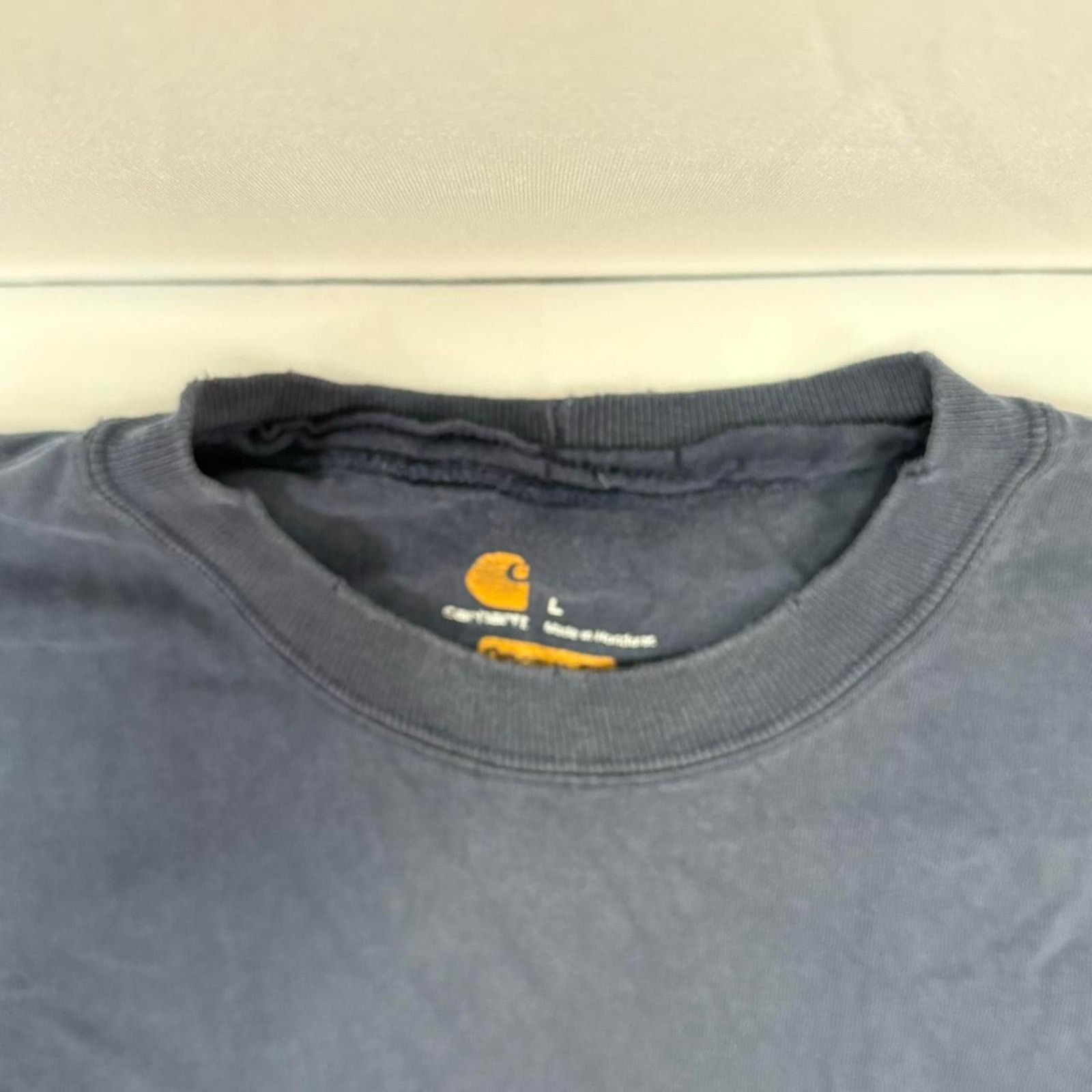 Carhartt Carhartt Navy Blue Pocket Shirt Size Large Size US L / EU 52-54 / 3 - 4 Thumbnail