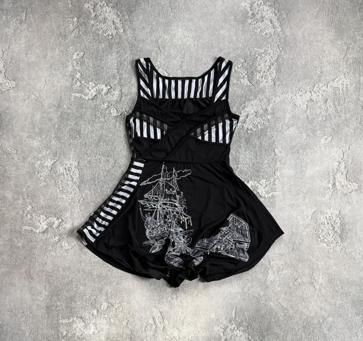 Other Save the queen all printed ship 🛳️ dress 👗 sleeveless Size S / US 4 / IT 40 - 1 Thumbnail