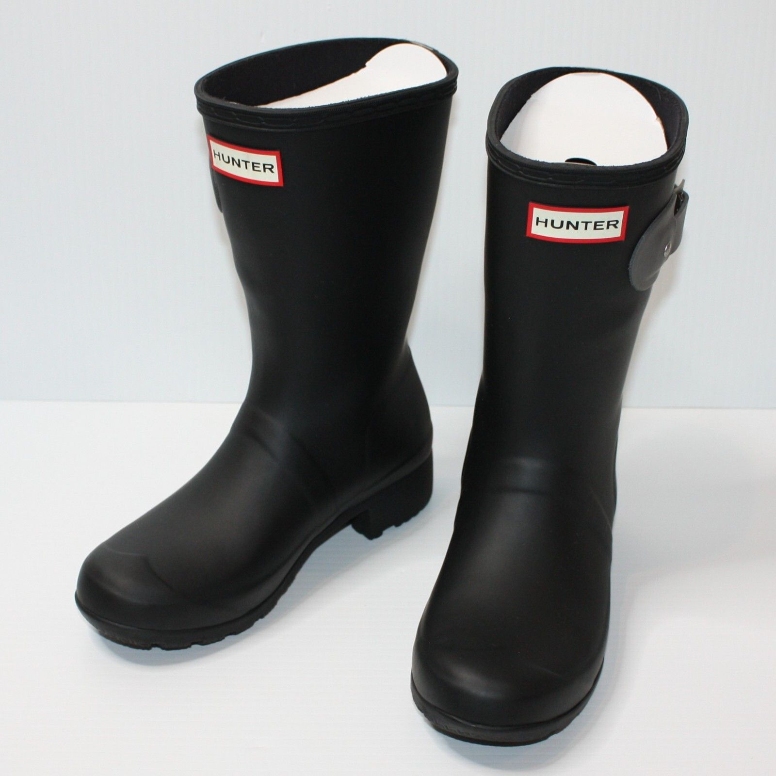 Hunter Original Tour Short Packable Rain Boots in Black Color Size US 5 / IT 35 - 6 Thumbnail