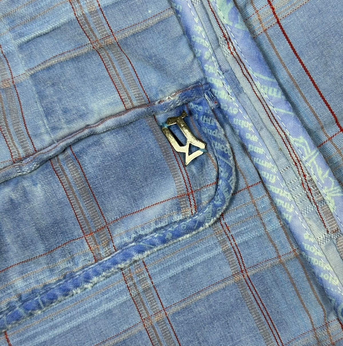 John Galliano Galliano Checkered Garment Dyed Blazer Jacket size IT 46 Size L / US 10 / IT 46 - 12 Thumbnail