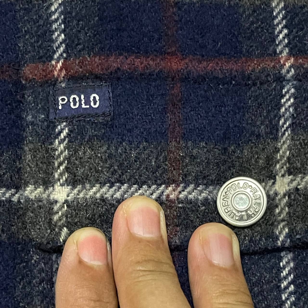 Polo Ralph Lauren Vintage Polo Ralph Lauren Plaid Check Wool Jacket Size US L / EU 52-54 / 3 - 5 Thumbnail
