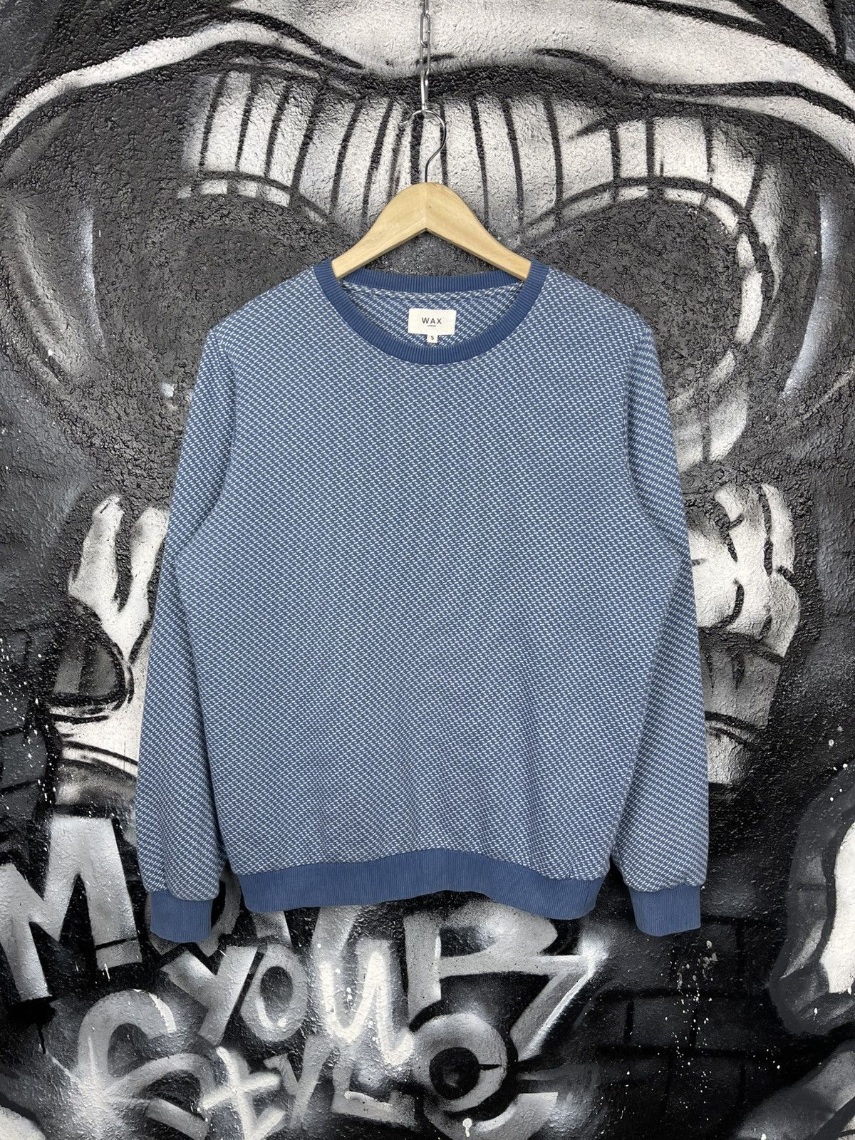 Wax London Wax London Cotton Crew Neck Blue Swetashirt Men’s Size S Size US S / EU 44-46 / 1 - 2 Thumbnail