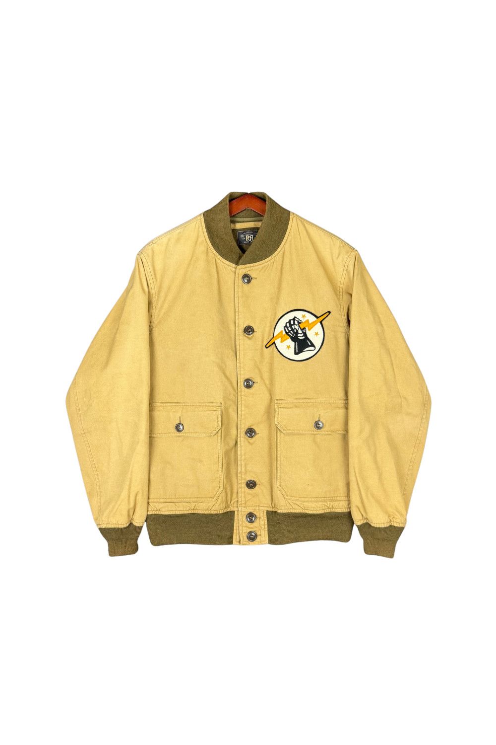 RRL Ralph Lauren RRL Wool Lined Canvas Work Jacket Khaki (00s Era) Size US M / EU 48-50 / 2 - 1 Thumbnail