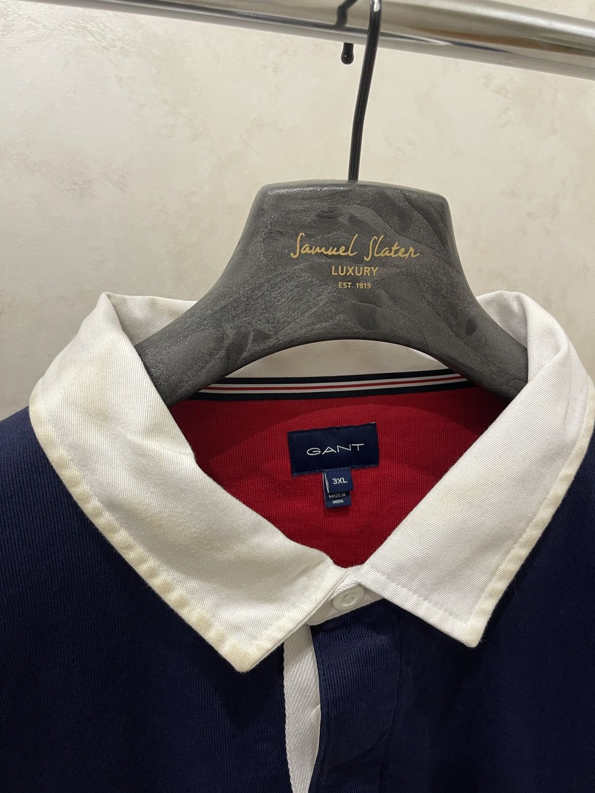 Gant Vintage Gant long sleeve polo T-shirt big size Y2K Size US XXL / EU 58 / 5 - 4 Thumbnail