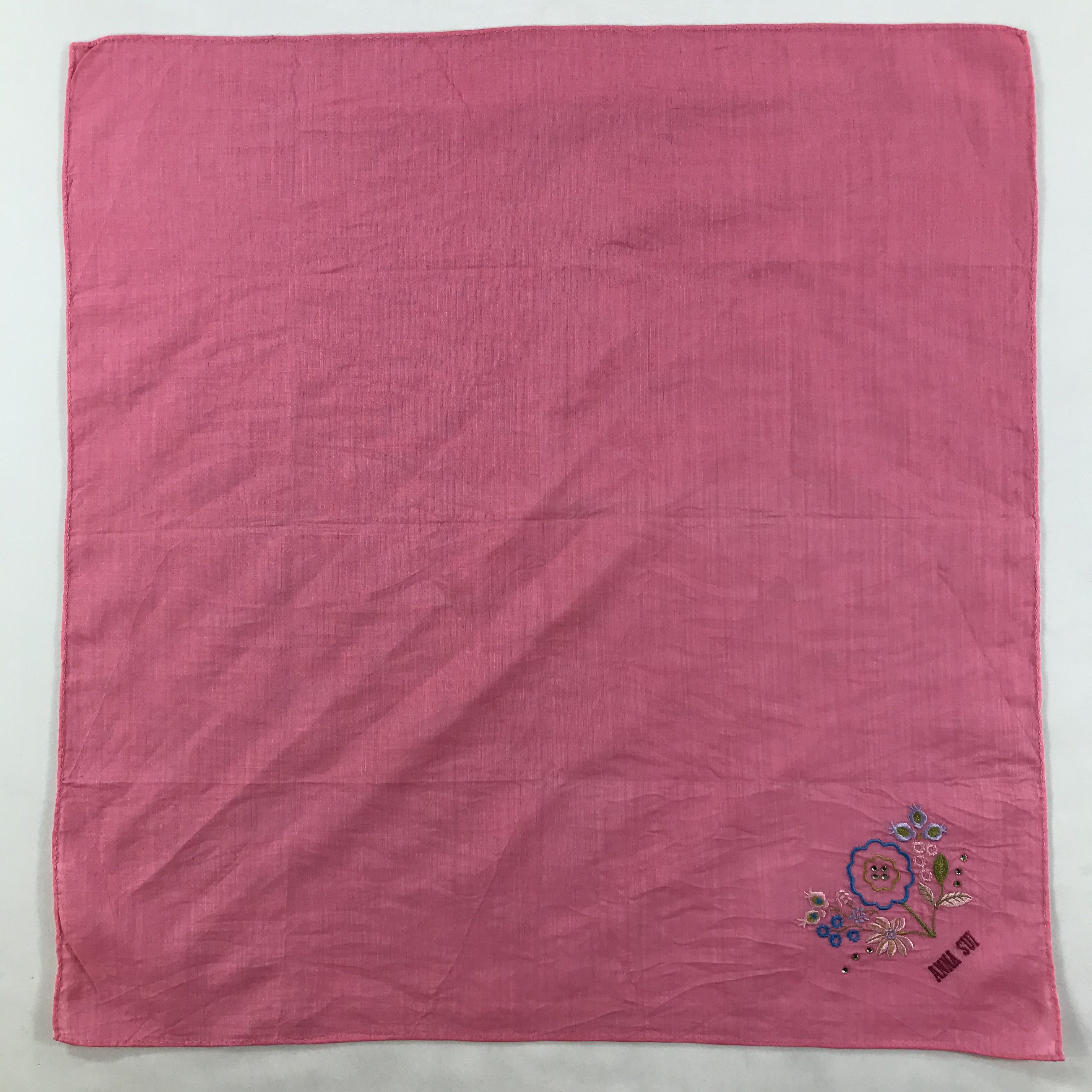Anna Sui × Vintage Anna Sui Bandana / Handkerchief / Neckerchief - S1631 Size ONE SIZE - 1 Thumbnail