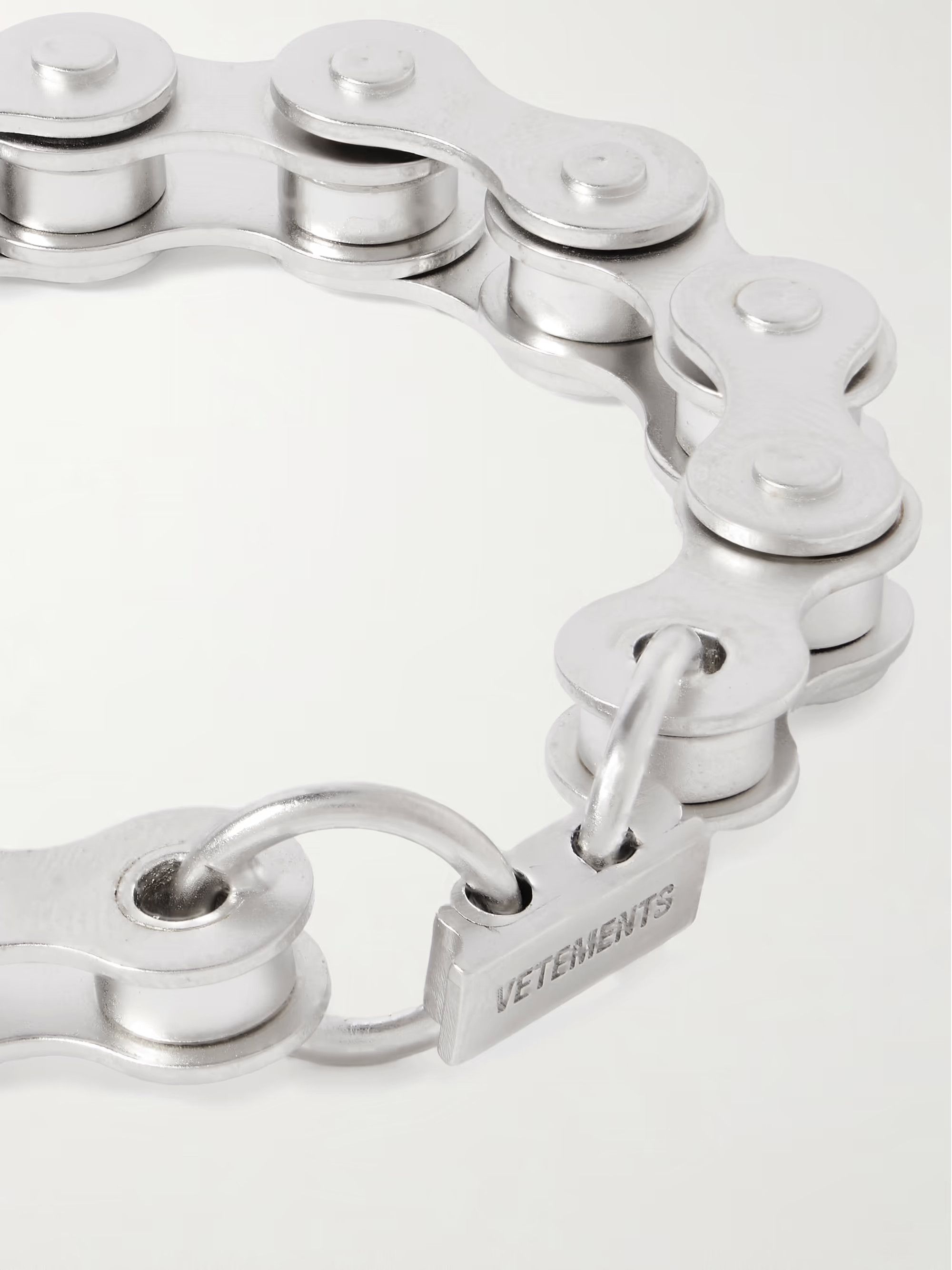 Vetements VETEMENTS Biker Silver Chain Bracelet Size ONE SIZE - 3 Thumbnail