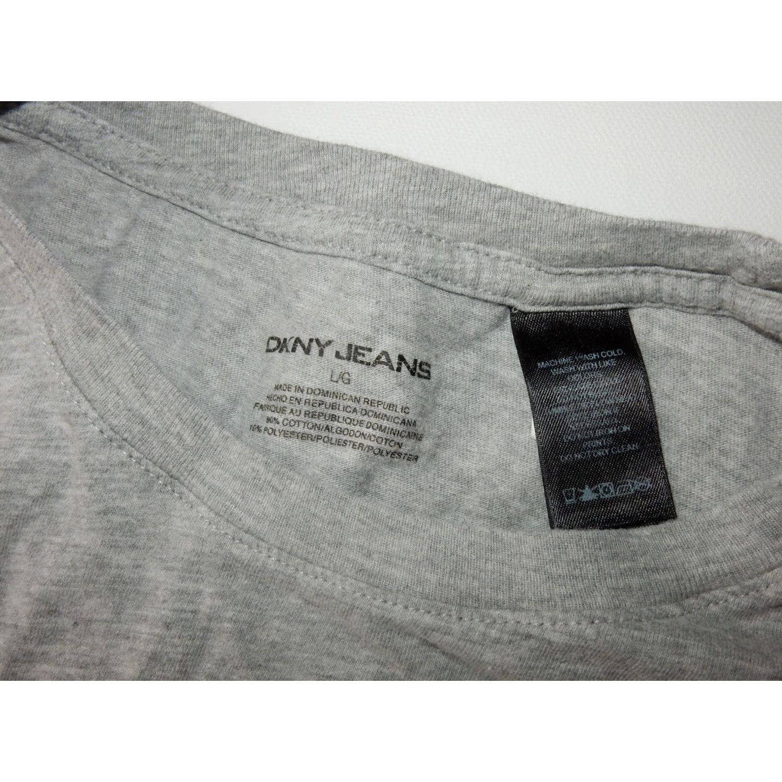 DKNY VINTAGE DKNY Men's T Shirt Size L Gray Short Sleeve Graphic Print Shirt Mens L Size US L / EU 52-54 / 3 - 3 Thumbnail