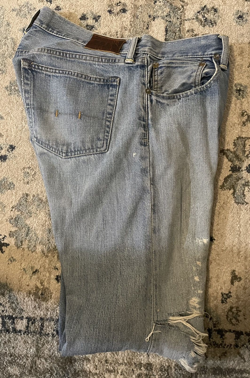 Polo Ralph Lauren Organically Distressed Classic Fit 867 Jean Size US 34 / EU 50 - 1 Thumbnail