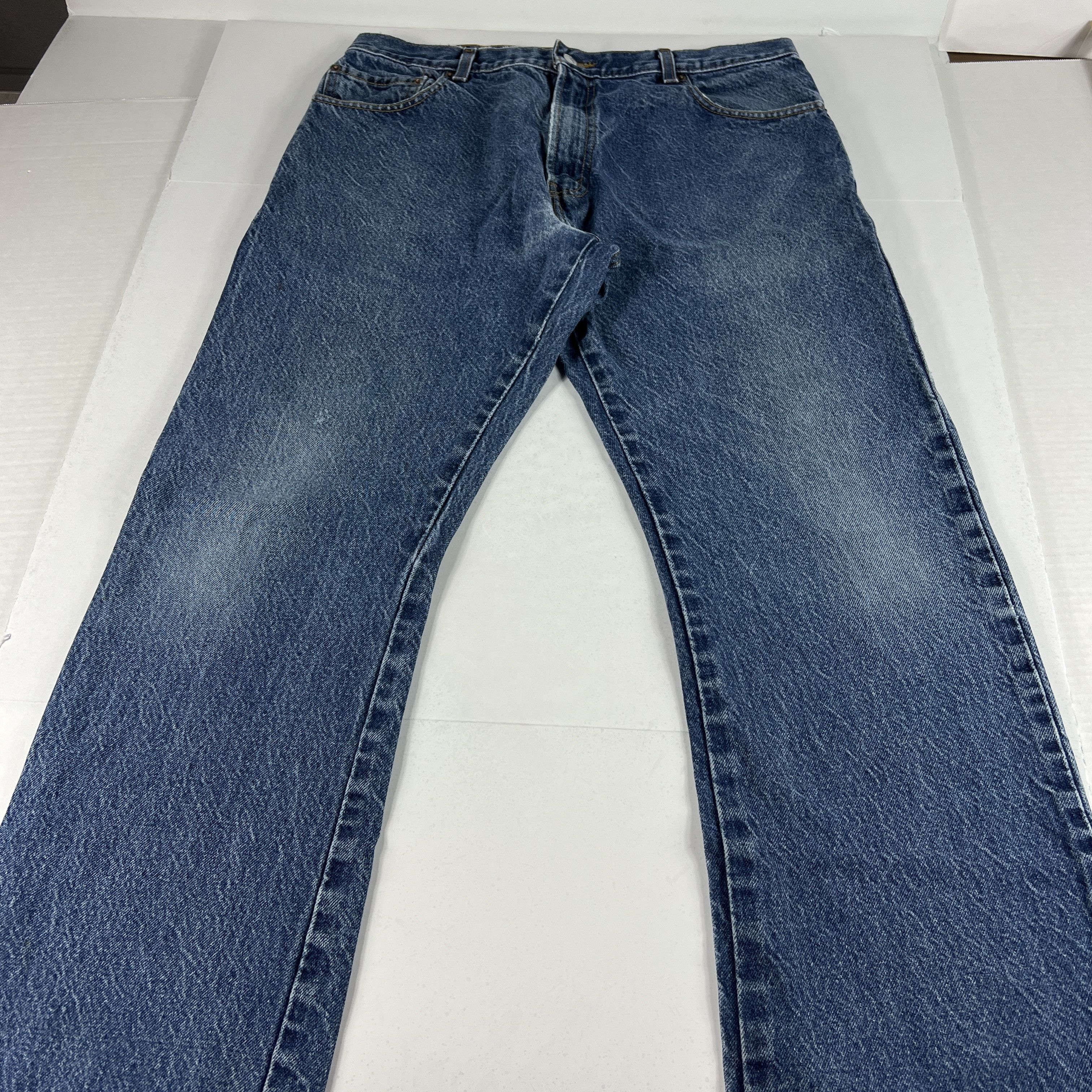 Levi's Y2K Levi's Jeans 517 Boot Cut Blue Faded Cotton Denim Size US 36 / EU 52 - 1 Thumbnail