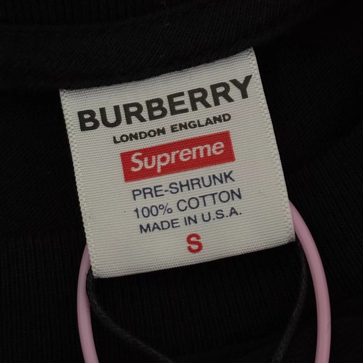 Burberry SUPREME x Burberry BOX LOGO Short Sleeve S NWT Size US S / EU 44-46 / 1 - 3 Thumbnail