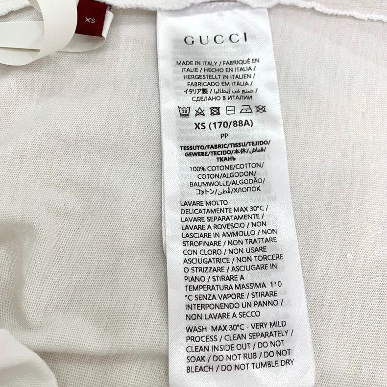 Gucci Gucci 24 white logo printed round-neck cotton short-sleeved Size US XS / EU 42 / 0 - 7 Thumbnail