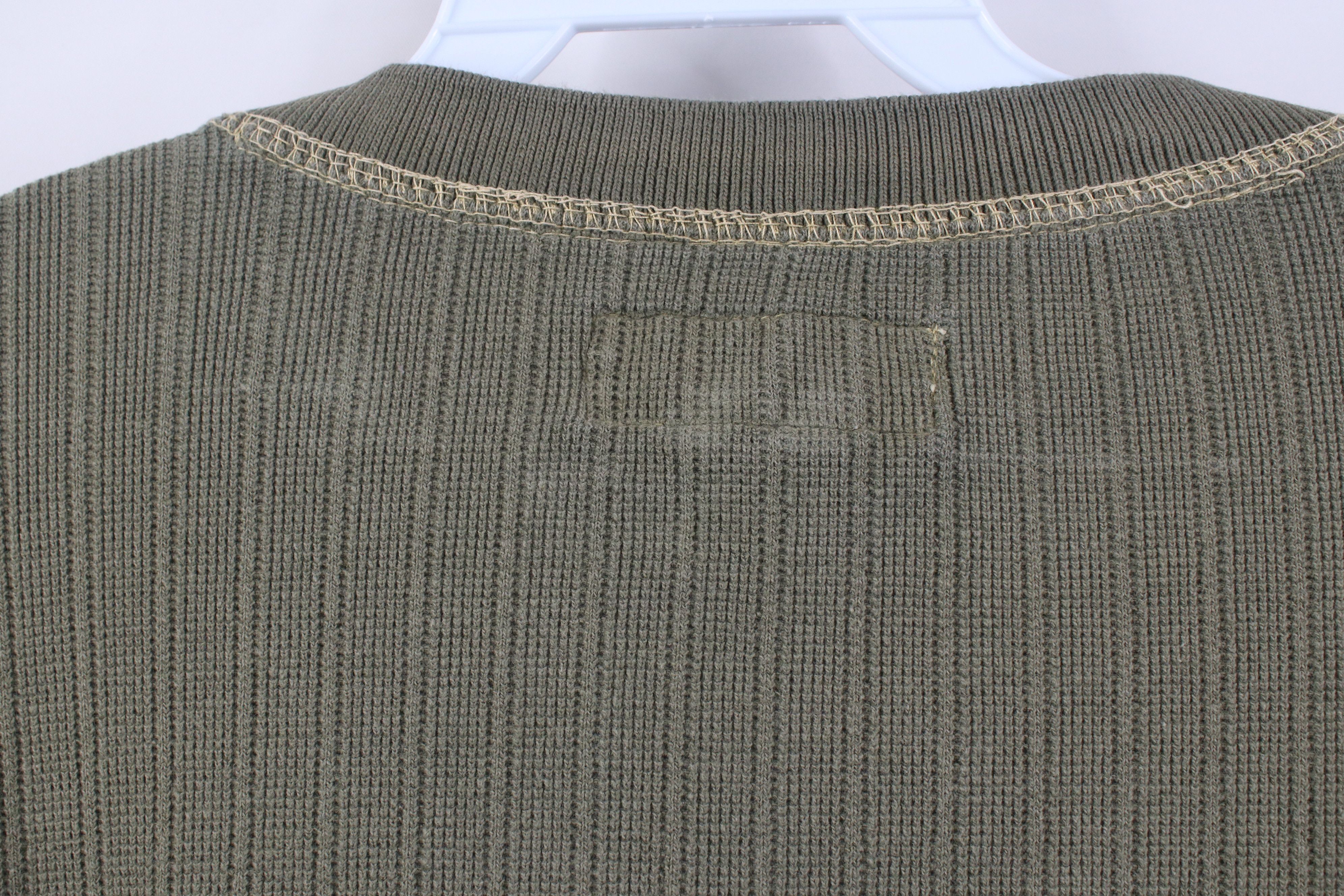 Vintage Vintage 90s Streetwear Ribbed Knit Ringer Henley T-Shirt Size US XL / EU 56 / 4 - 10 Thumbnail