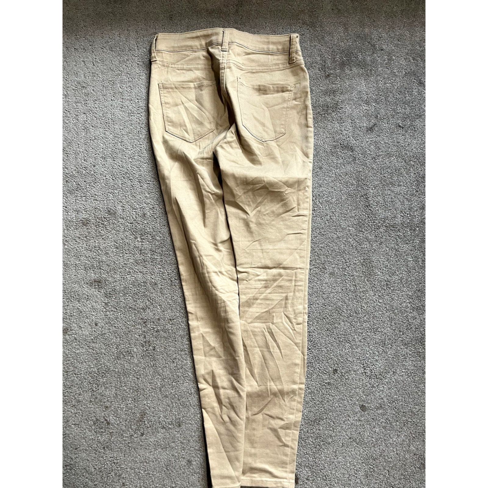 Aeropostale Aeropostale Jeans Jegging Denim Beige 00 Regular 5-Pocket Zip Button Logo Mid Rise Women's Jeans Jegging Size 24" / US 00 / IT 34 - 3 Thumbnail