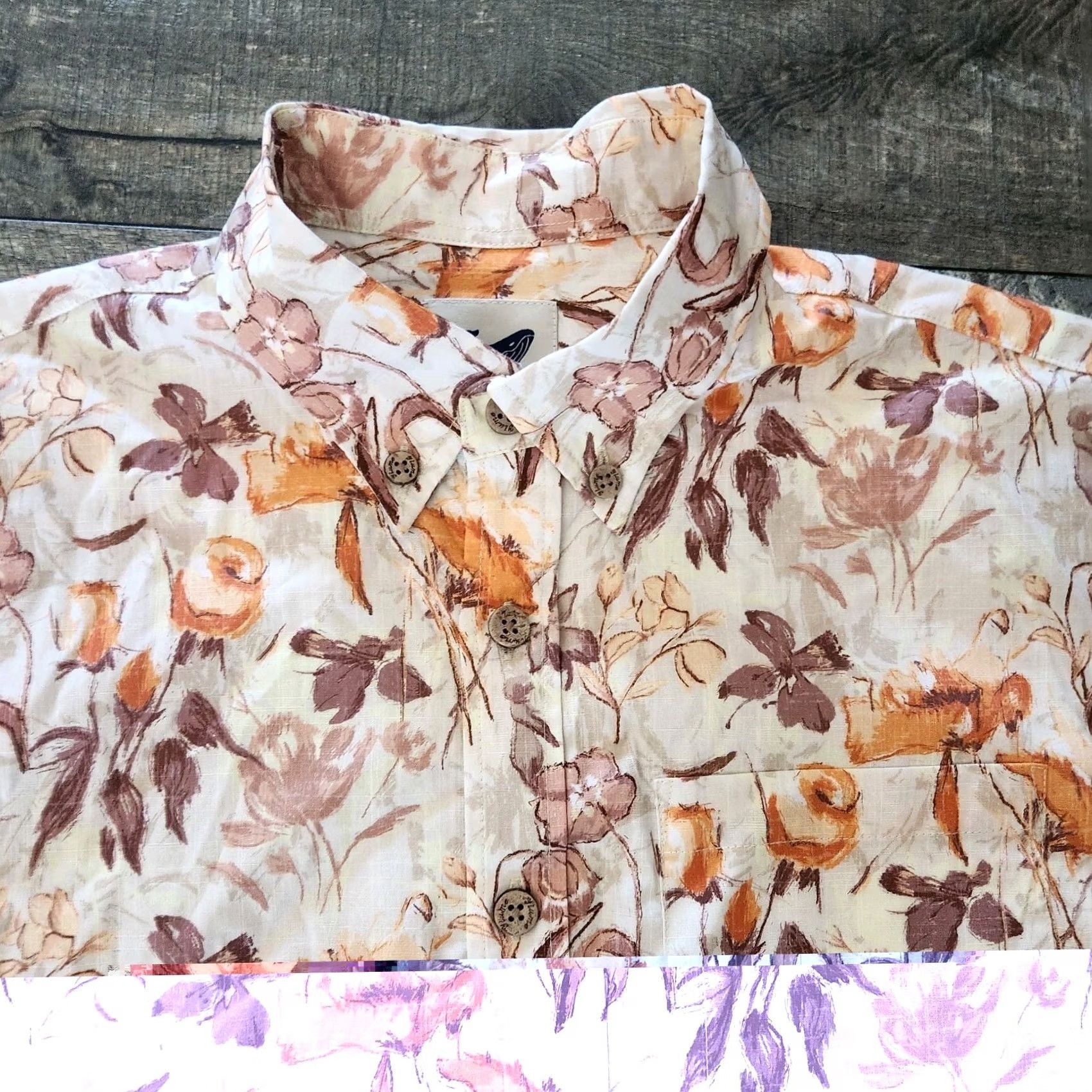 Vintage Yiume Hawaiian Shirt Mens Small Floral Flowers AOP Cotton New Size US S / EU 44-46 / 1 - 5 Thumbnail