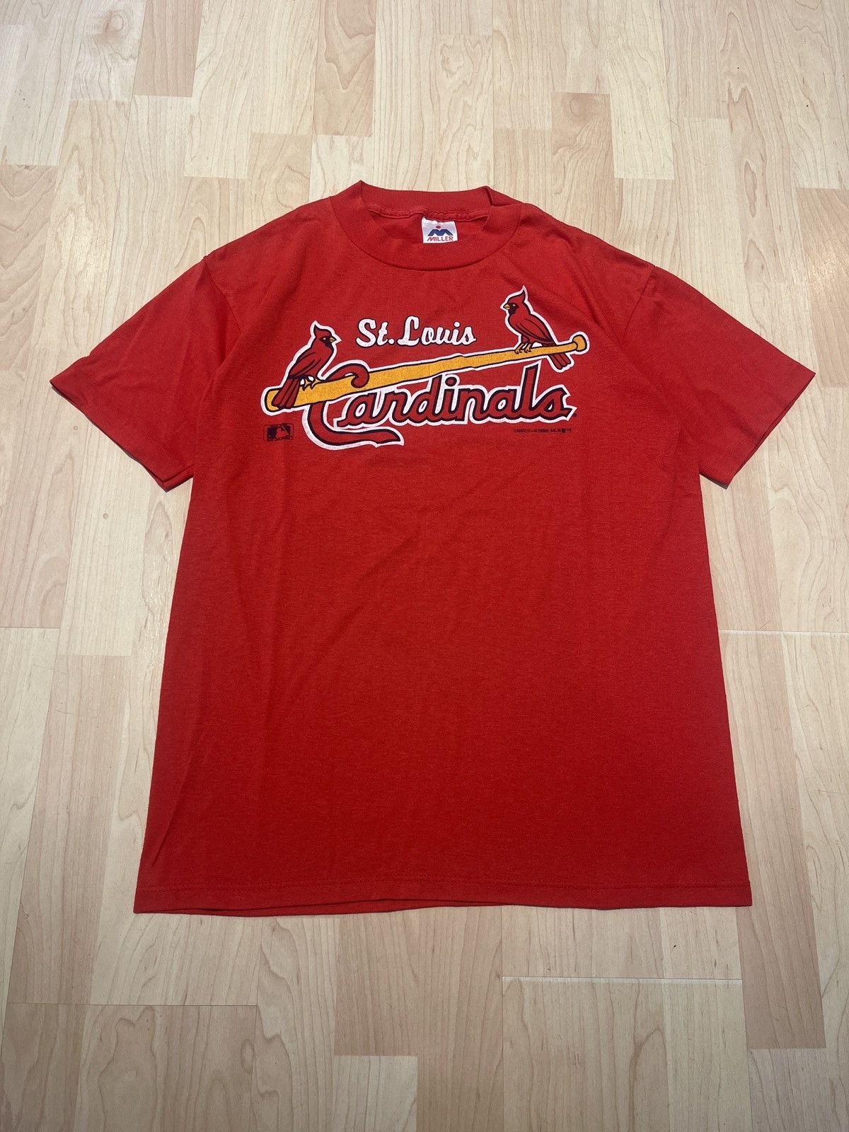 MLB × Vintage Vintage 80s 90s MLB St. Louis Cardinals Red Tshirt Size US L / EU 52-54 / 3 - 1 Thumbnail