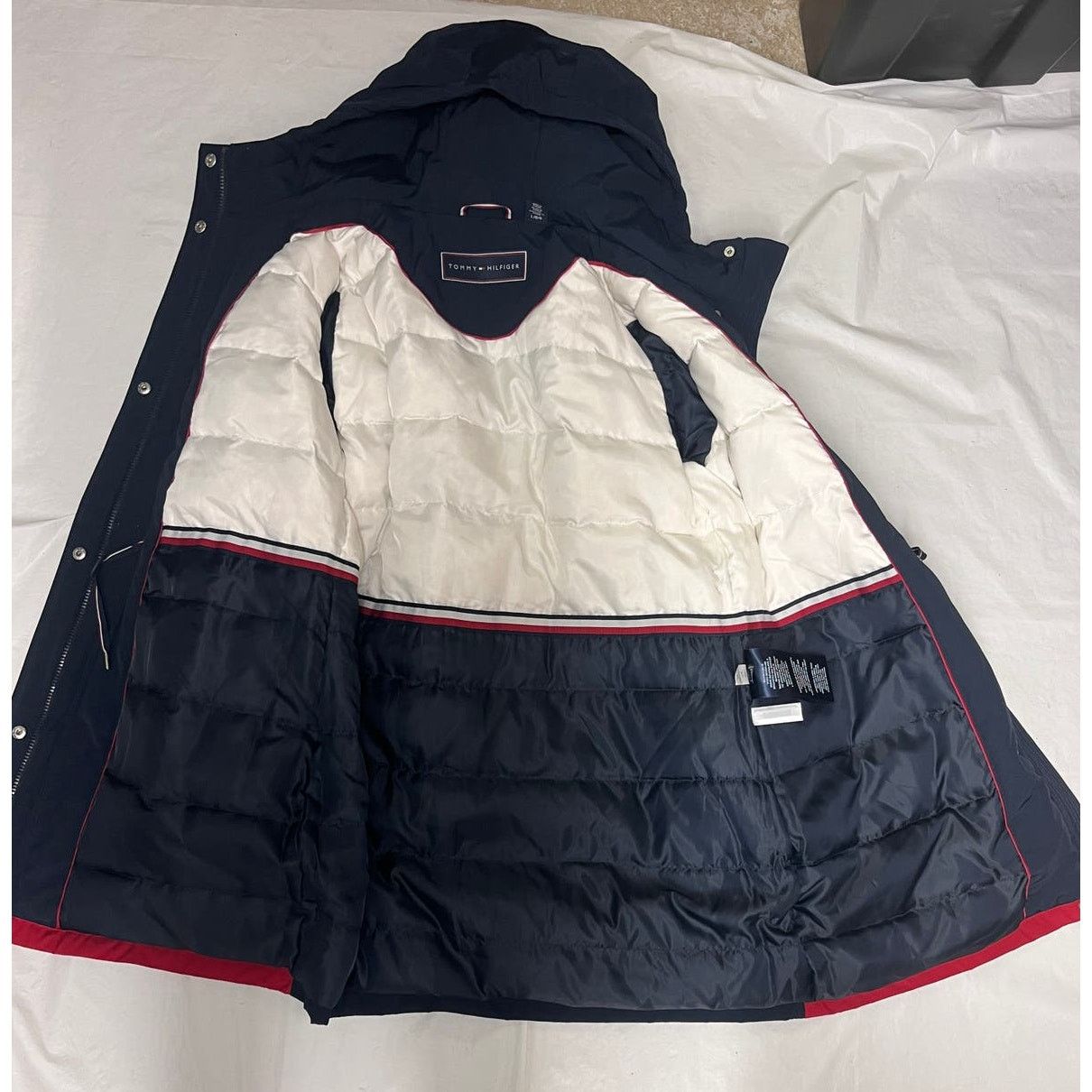 Tommy Hilfiger TOMMY HILFIGER Red & Blue Coat Size L NEW Size L / US 10 / IT 46 - 6 Thumbnail
