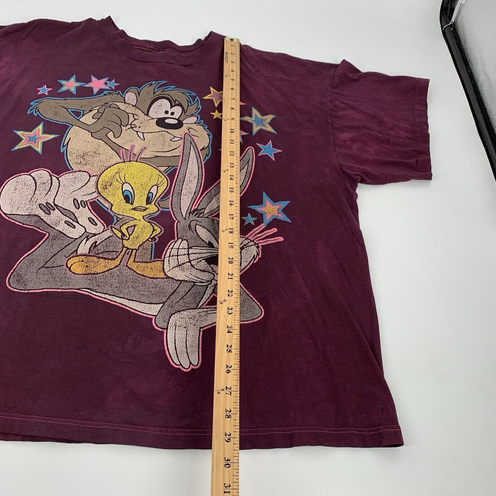 Vintage Vintage 1994 Looney Tunes Taz Tweety Bugs T-Shirt Size US XXL / EU 58 / 5 - 7 Thumbnail