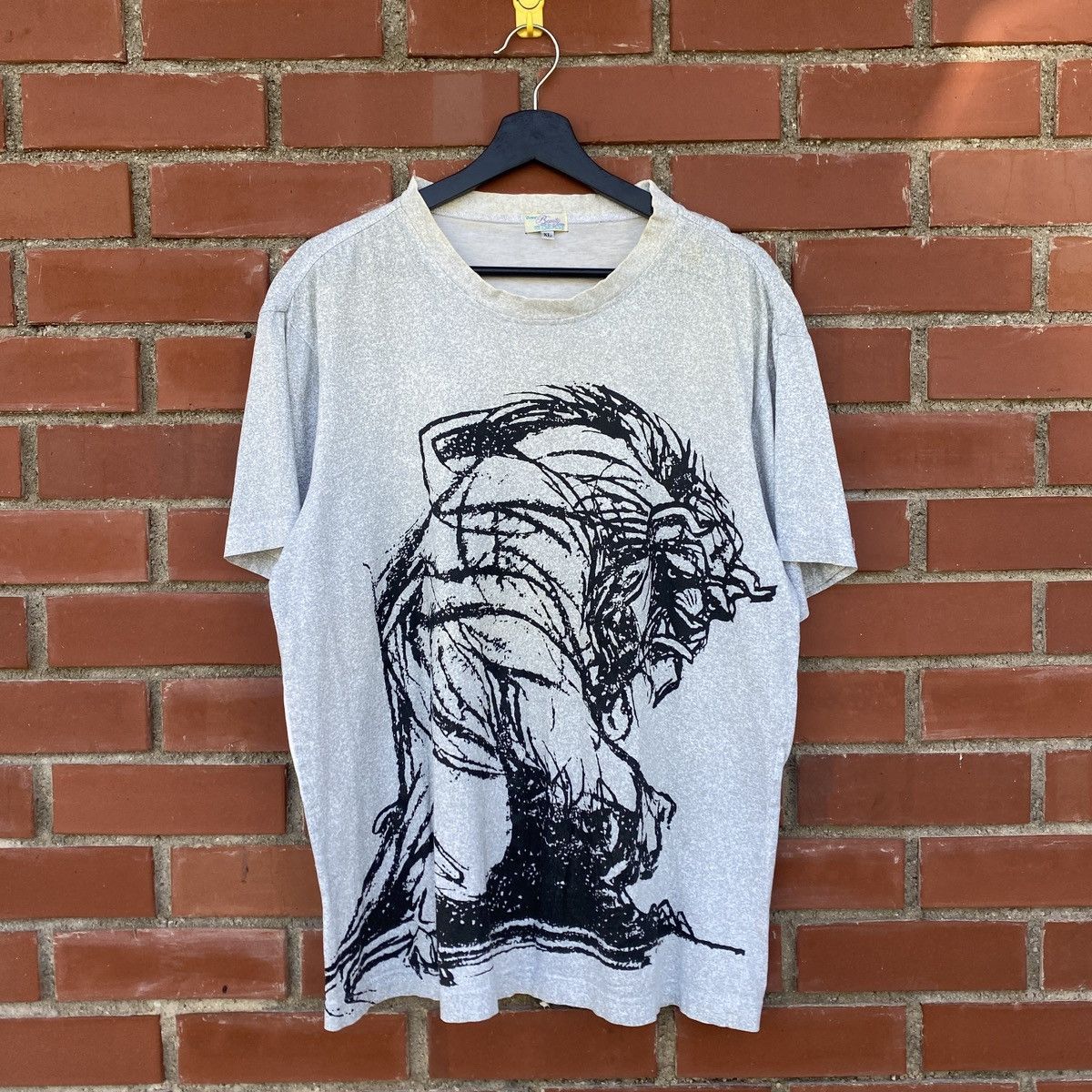 Disney Vintage Beauty & Beast Sketch Art Tshirt Size US XL / EU 56 / 4 - 1 Thumbnail