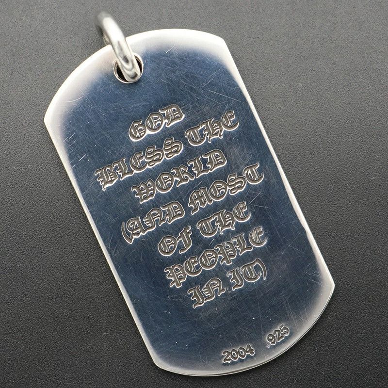 Chrome Hearts CHROME HEARTS GOD BLESS CEMETERY DOG TAG SILVER Size ONE SIZE - 4 Thumbnail