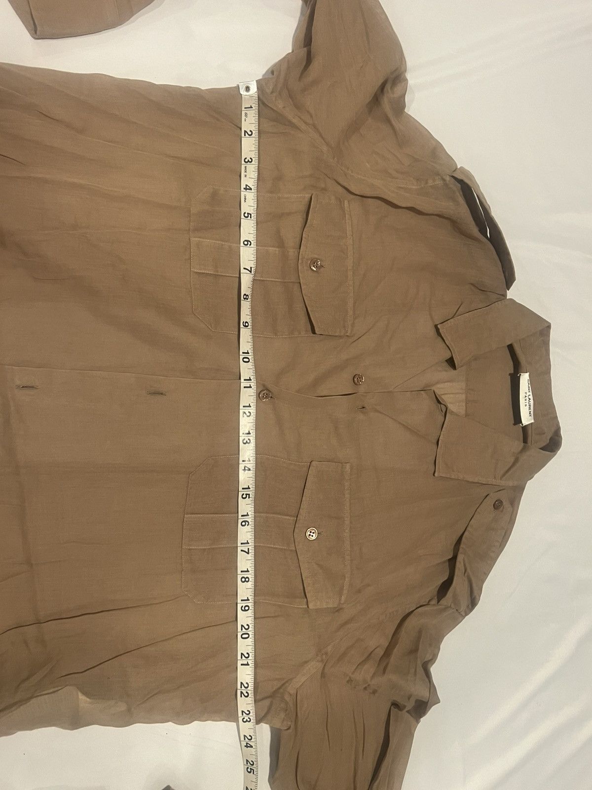 Saint Laurent Paris Saint Laurent lightweight shirt. 42/16.5. $1090 Size US XL / EU 56 / 4 - 5 Thumbnail