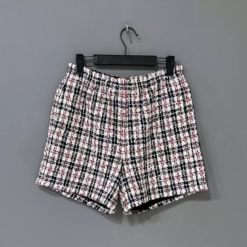 Gucci Gucci Xiaoxiang style braided plaid shorts 2502-Nextarrow Size US 26 / EU 42 - 1 Thumbnail