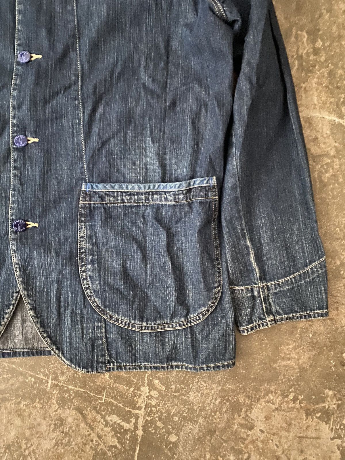 Porter Classic Porter Classic Summer Denim Jacket Kapital RRL Visvim Bode Size US L / EU 52-54 / 3 - 3 Thumbnail