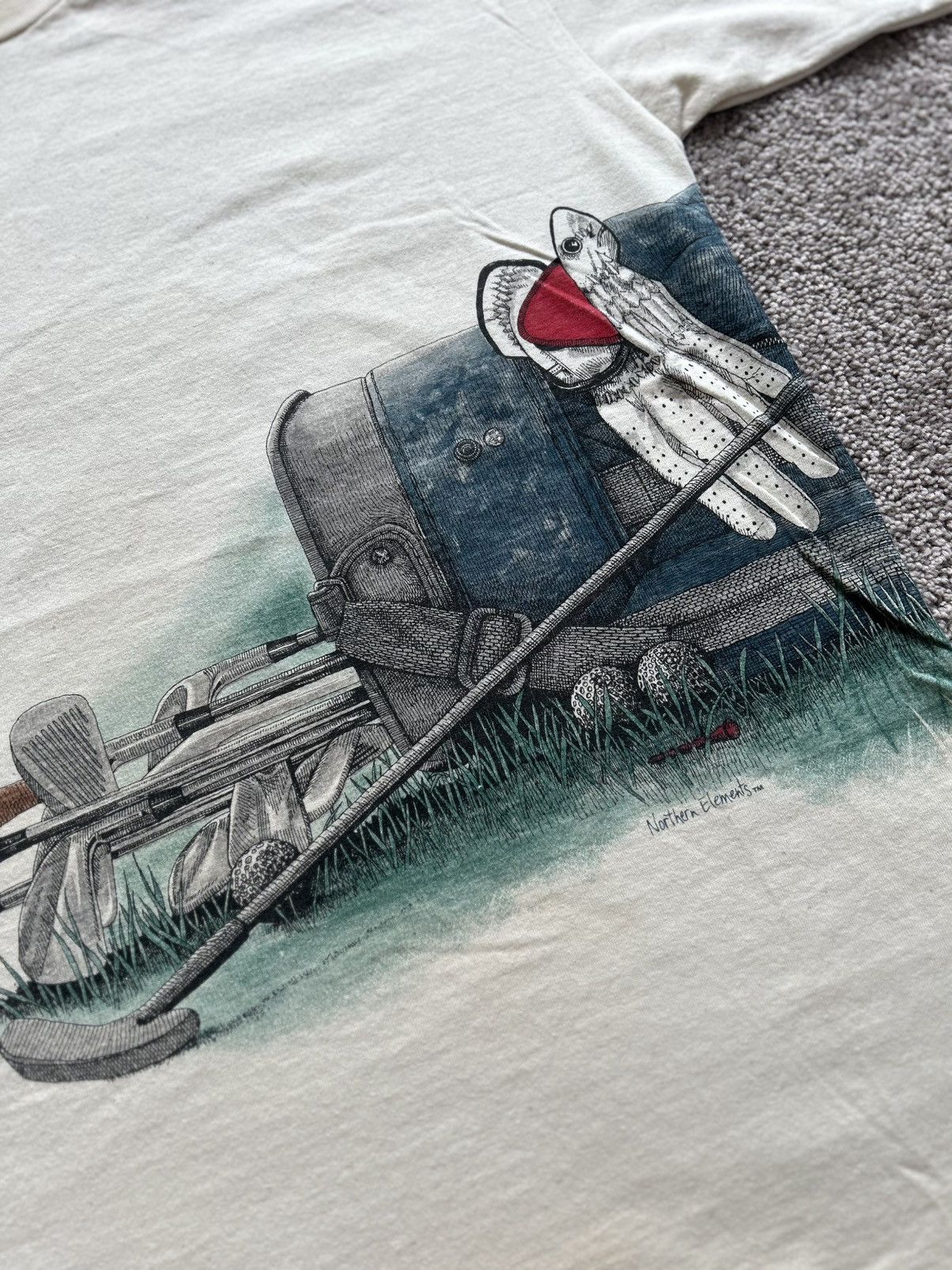 Northern Reflections Single Stitch Northern Elements Golf All Over Graphic Tee Size US M / EU 48-50 / 2 - 3 Thumbnail