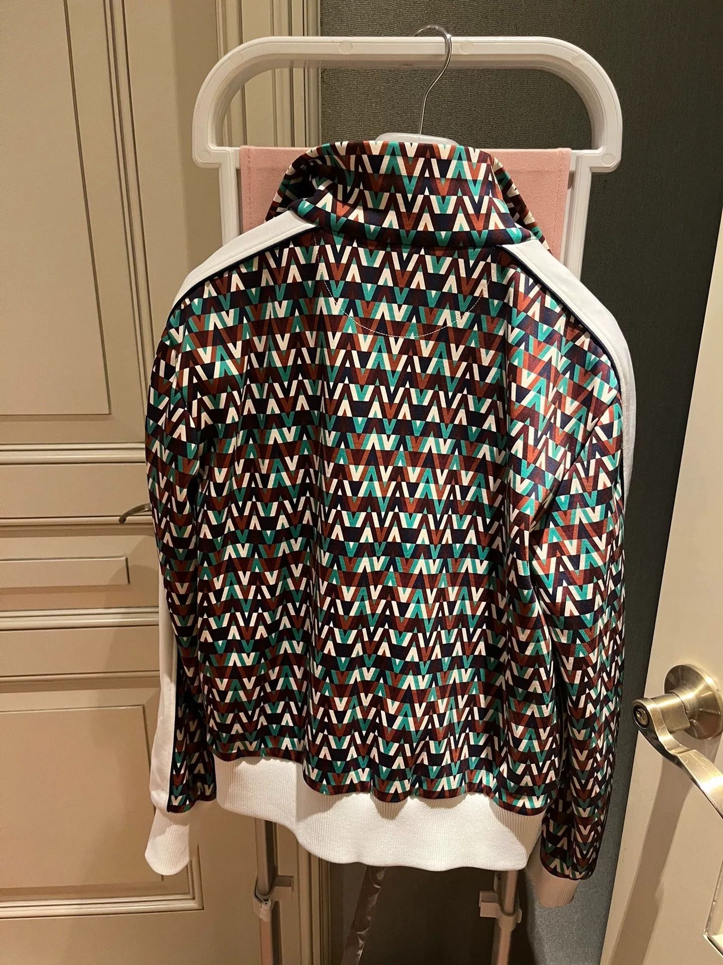 Valentino Valentino Printed Stand Collar Sports Jacket Size US M / EU 48-50 / 2 - 6 Thumbnail