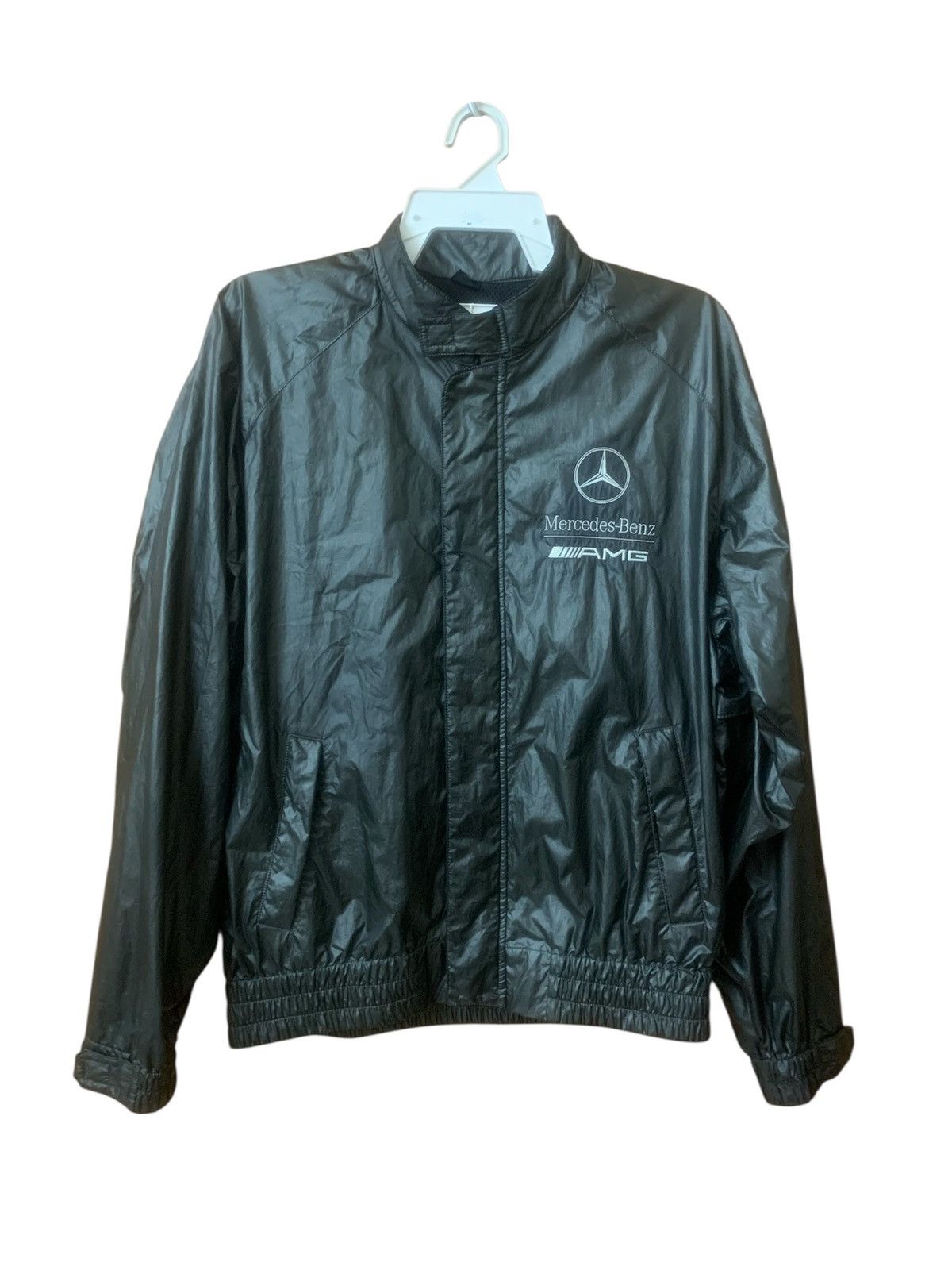 Vintage Vintage mercedes-benz windbreaker jacket Size US L / EU 52-54 / 3 - 2 Thumbnail
