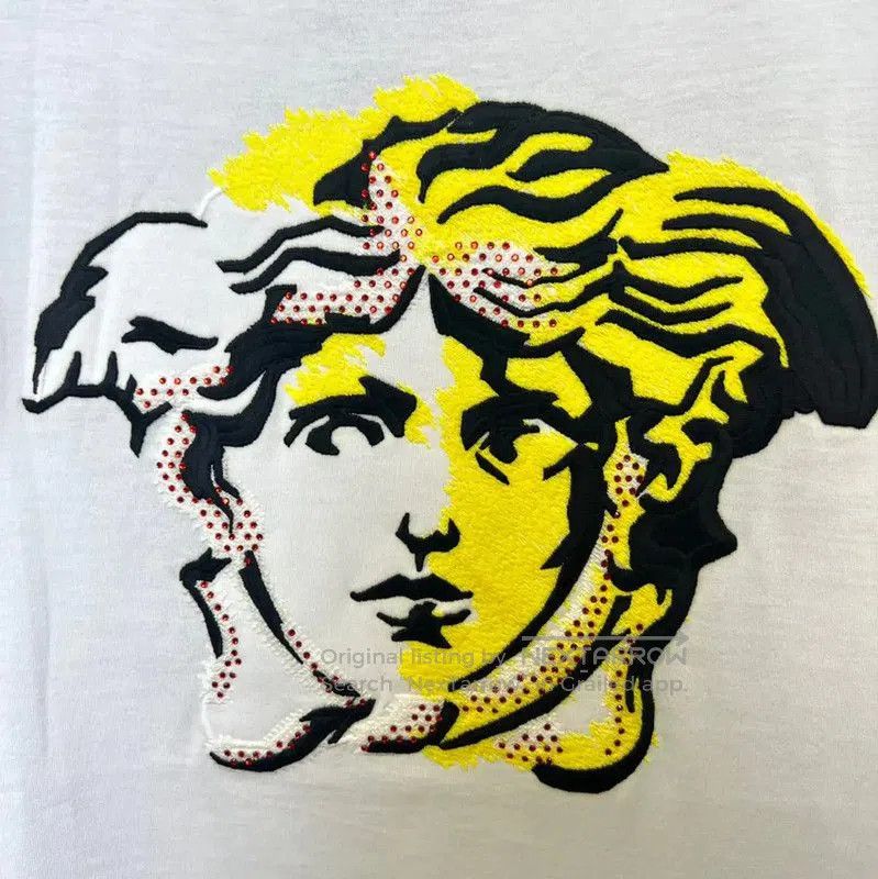 Versace Versace Summer White Cotton Men’s T-Shirt . Size US M / EU 48-50 / 2 - 3 Thumbnail