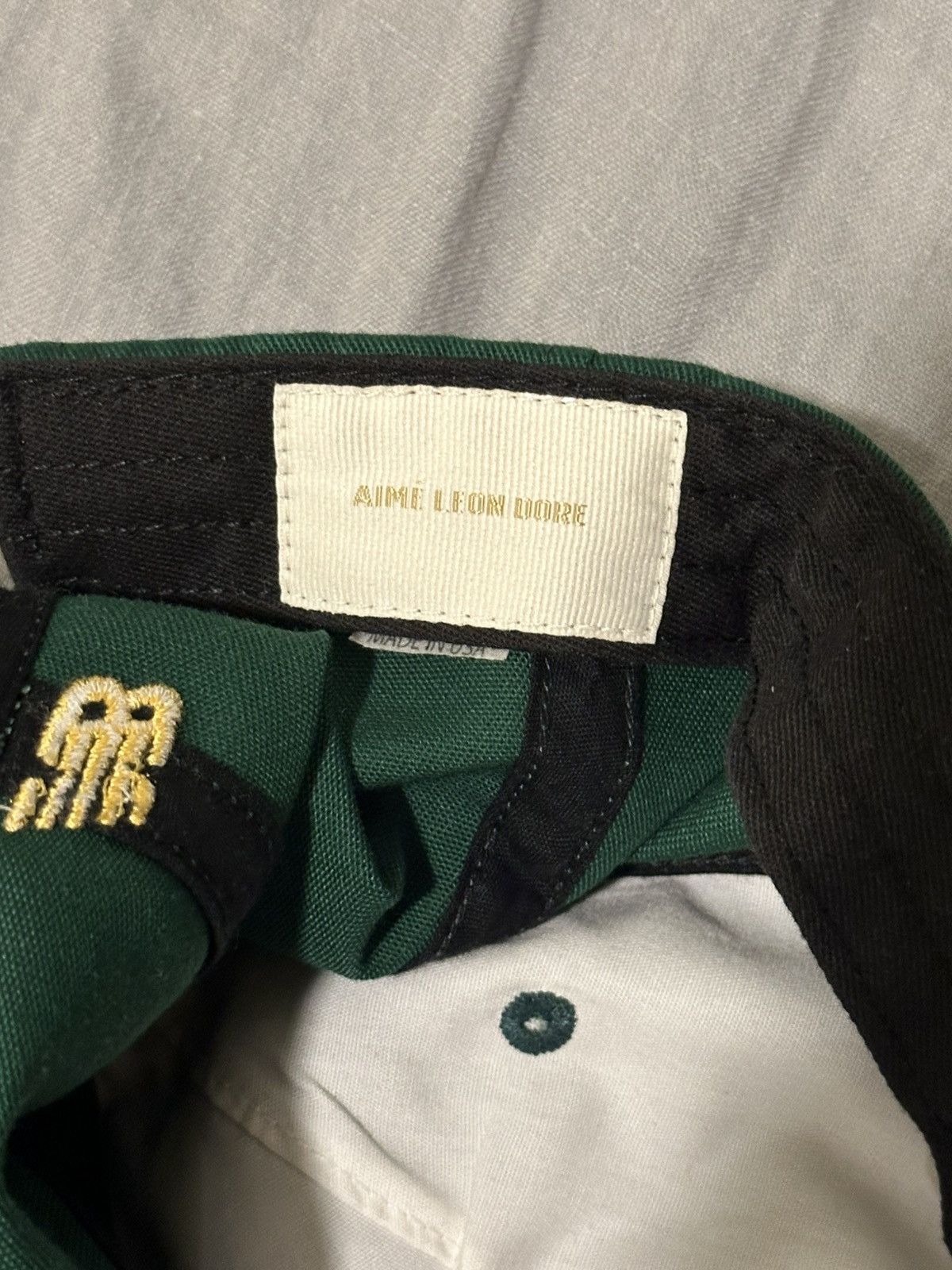 Aime Leon Dore × New Balance ALD x New Balance All-City Sonny League Hat Green Size ONE SIZE - 3 Thumbnail