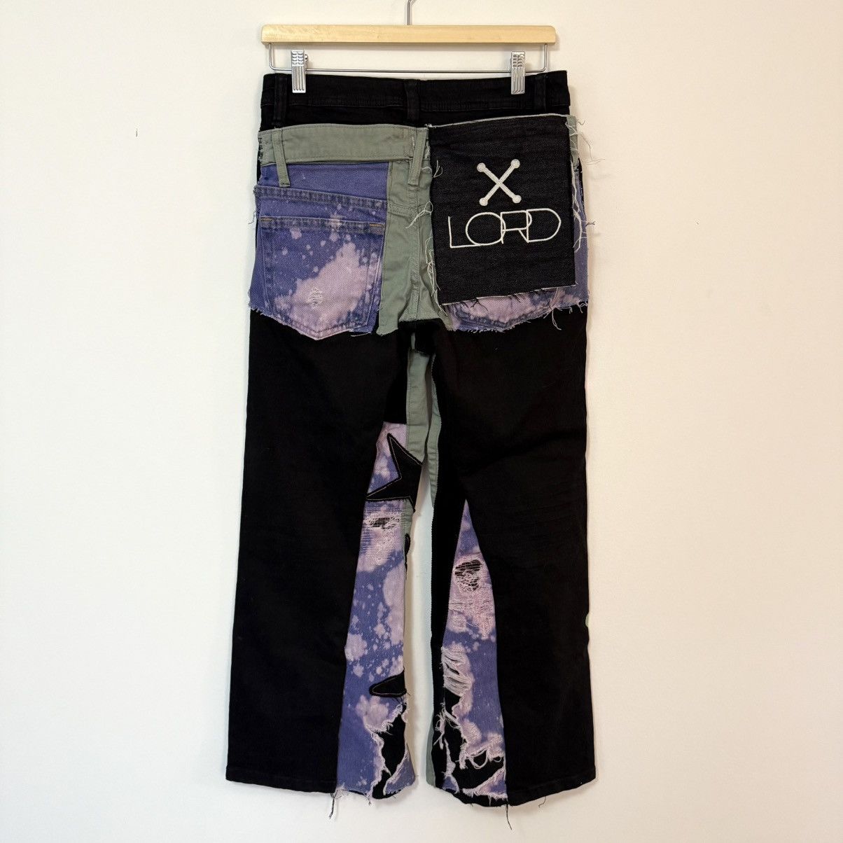 Other LORD x LVL5 1/1 Betrayal Denim “Sample” Flared Baggy Jeans Size US 32 / EU 48 - 3 Thumbnail