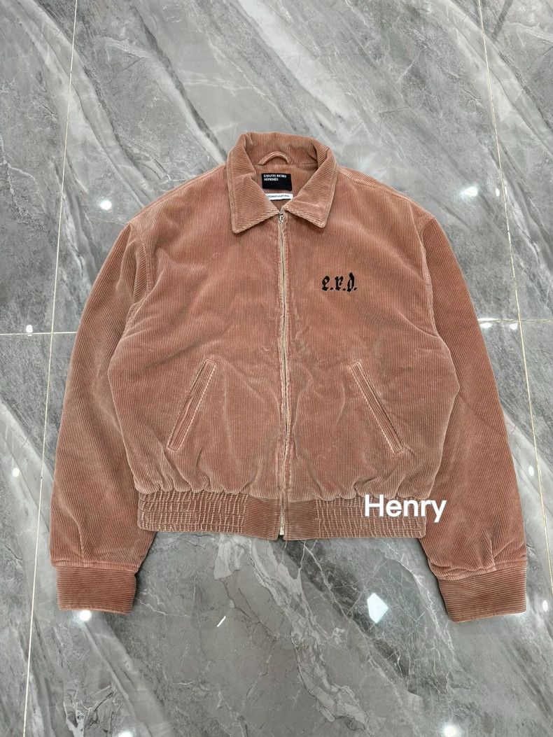 Enfants Riches Deprimes Enfants Riches Déprimés 24FW lotus pink velvet embroidered Size US XL / EU 56 / 4 - 1 Thumbnail