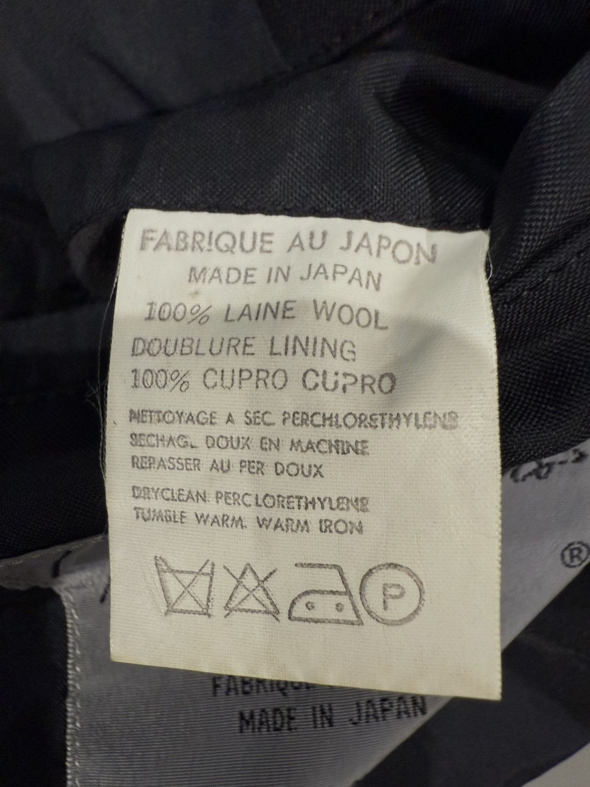 Yohji Yamamoto ohji Yamamoto POUR HOMME WoolDouble Breasted Jacket Black Size 48L - 5 Thumbnail