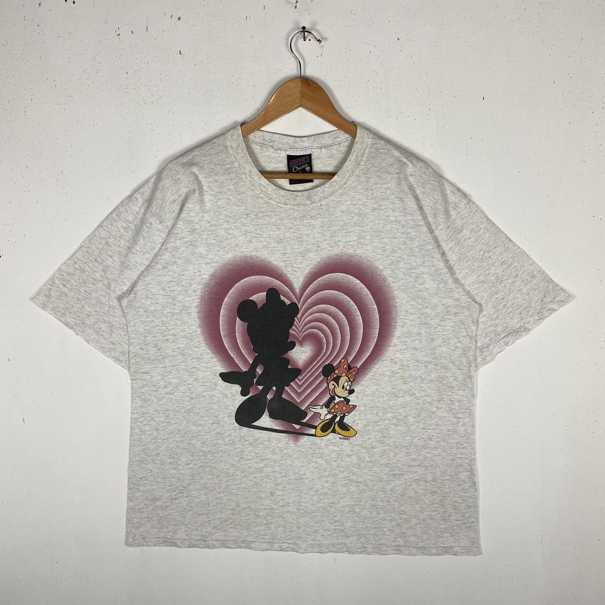 Disney × Vintage VINTAGE 90's MINNIE MOUSE LOVE BULLEYES STYLE CARTOON TEE Size US L / EU 52-54 / 3 - 2 Thumbnail