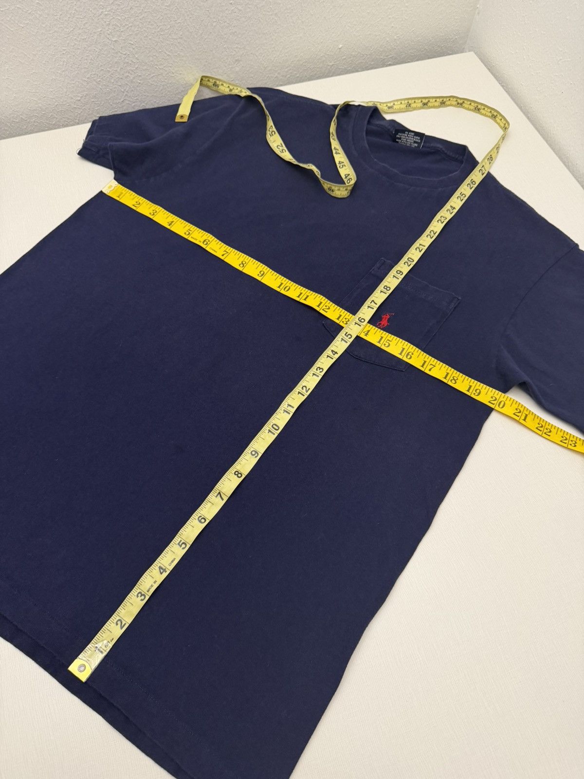 Polo Ralph Lauren Vintage 90s POLO RalphLauren Pocket TShirt Small Made in USA Size US S / EU 44-46 / 1 - 4 Thumbnail