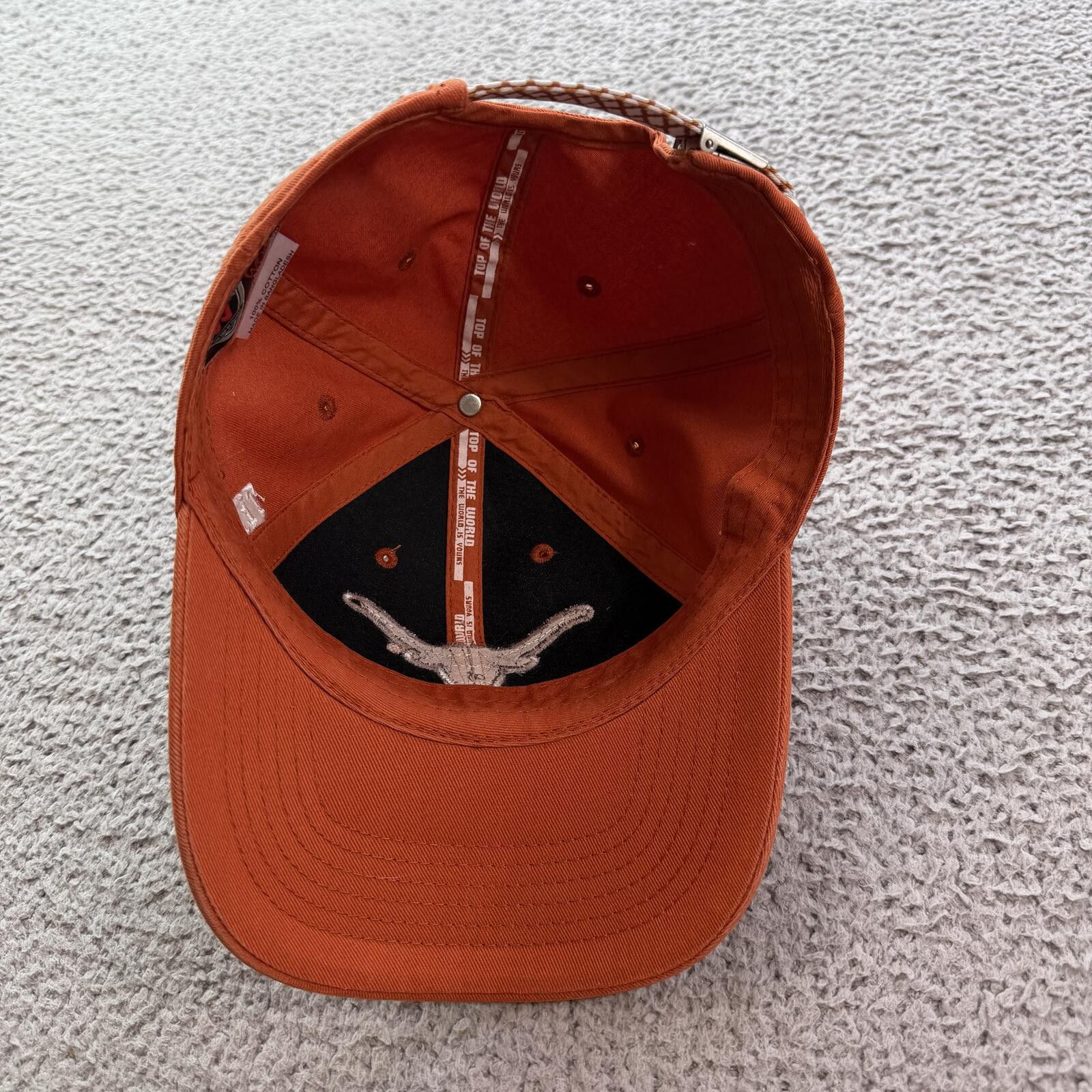 Top Of The World Texas Longhorns Womens Strapback Hat Orange NCAA College Cap Size ONE SIZE - 5 Thumbnail