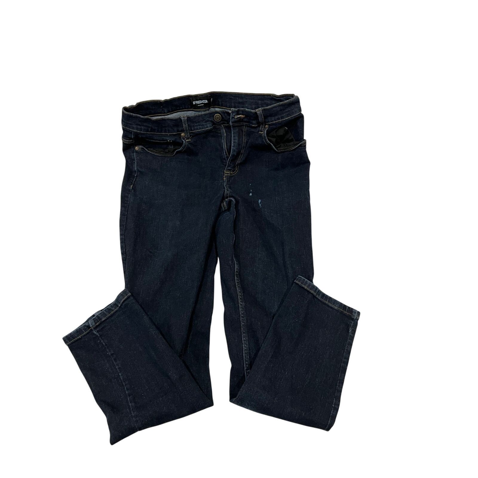 Rsq RSQ Relaxed Taper Slim Straight Jeans Mens 33x32 Size US 33 - 3 Thumbnail