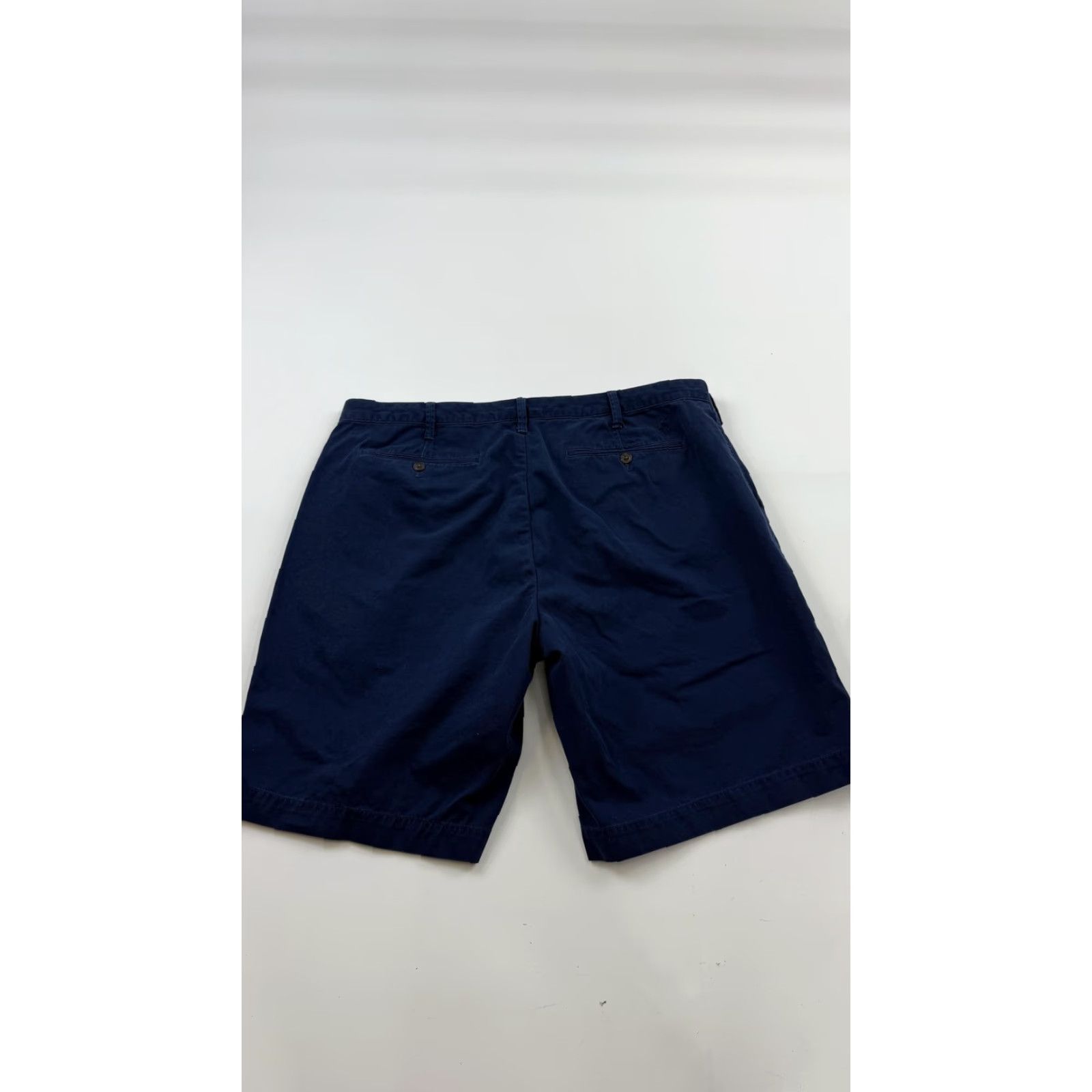 Polo Ralph Lauren Polo Ralph Lauren Shorts Mens 40 Relaxed Fit Chino Casual Navy Blue 9 in Inseam Cotton Breathable Pockets Front Flat Front Vintage No Womens Mens Size US L / EU 52-54 / 3 - 5 Thumbnail